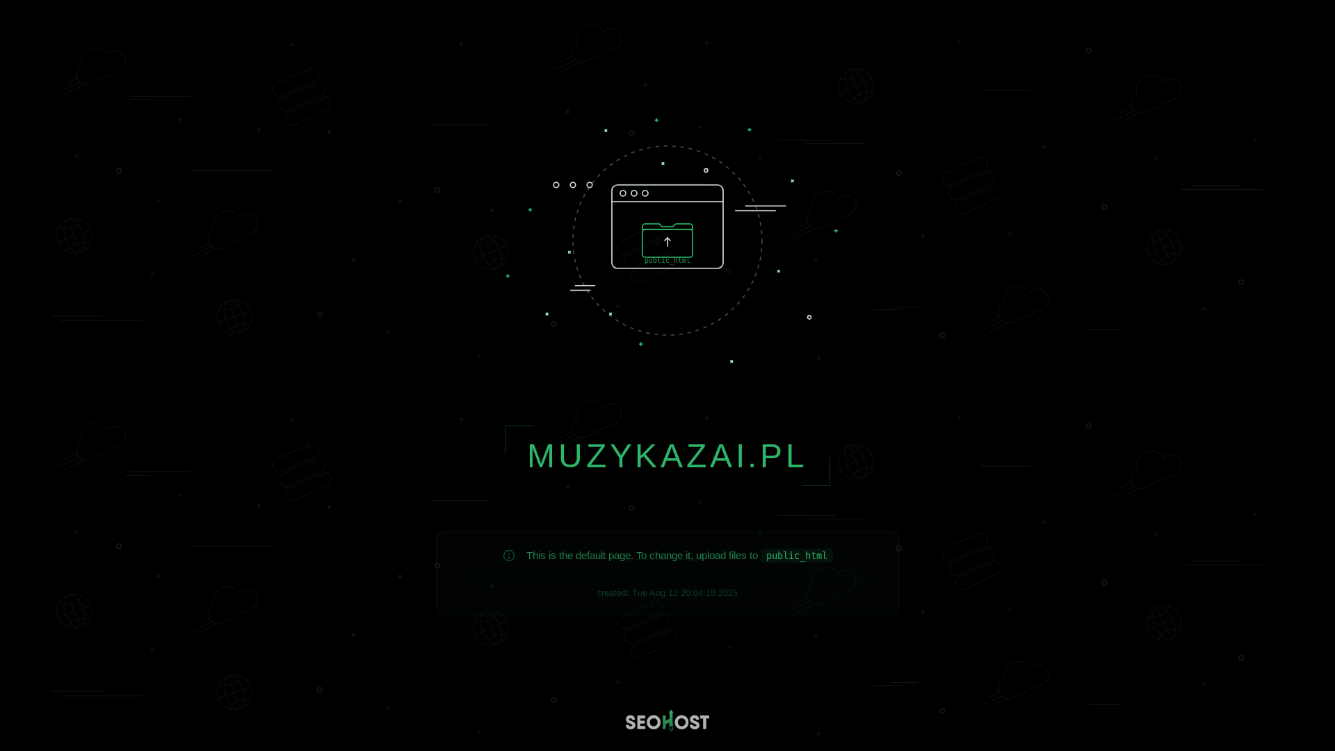 website screenshot of https://muzykazai.pl/