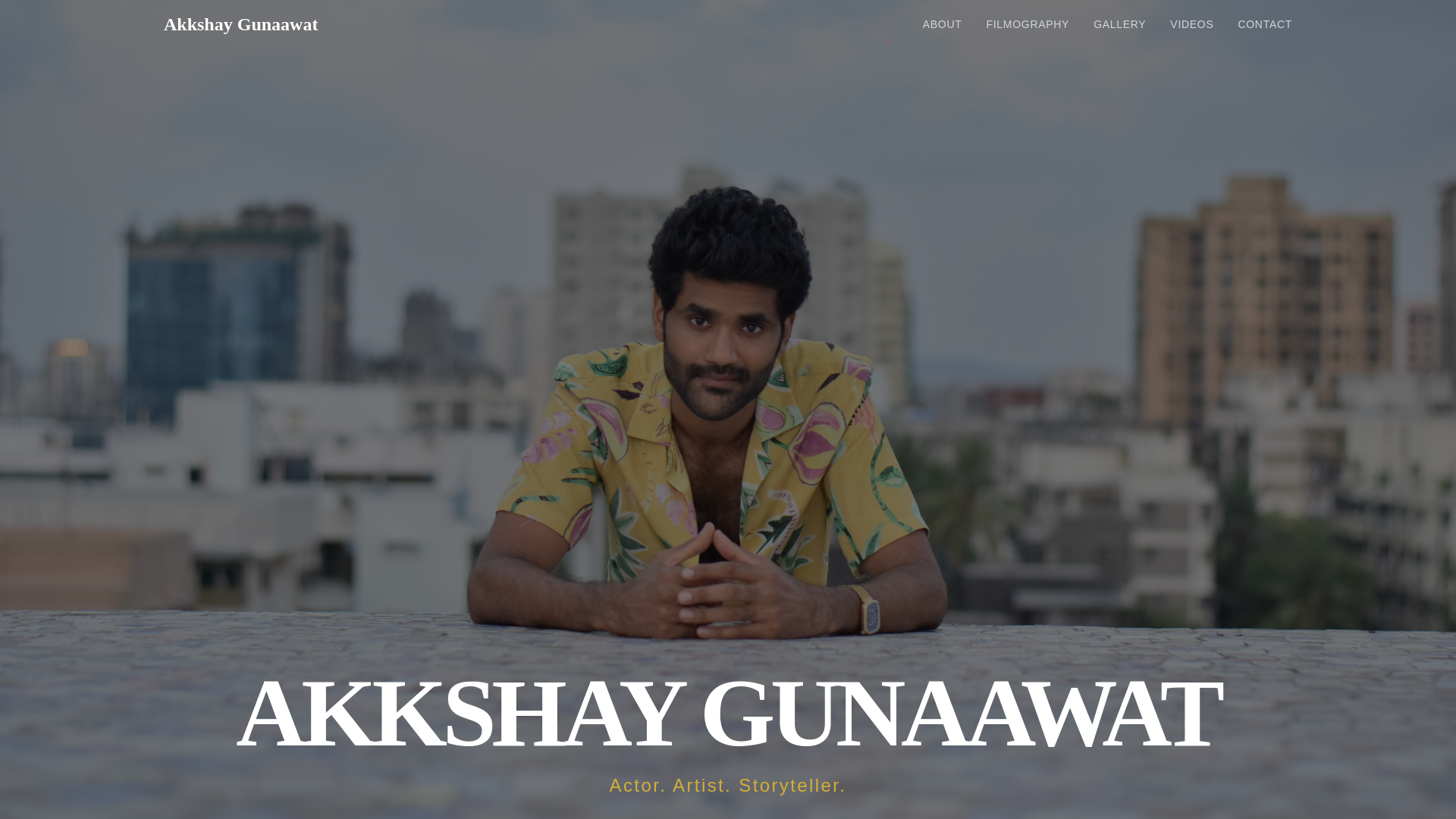 website screenshot of https://akashay-gunawat.pages.dev/