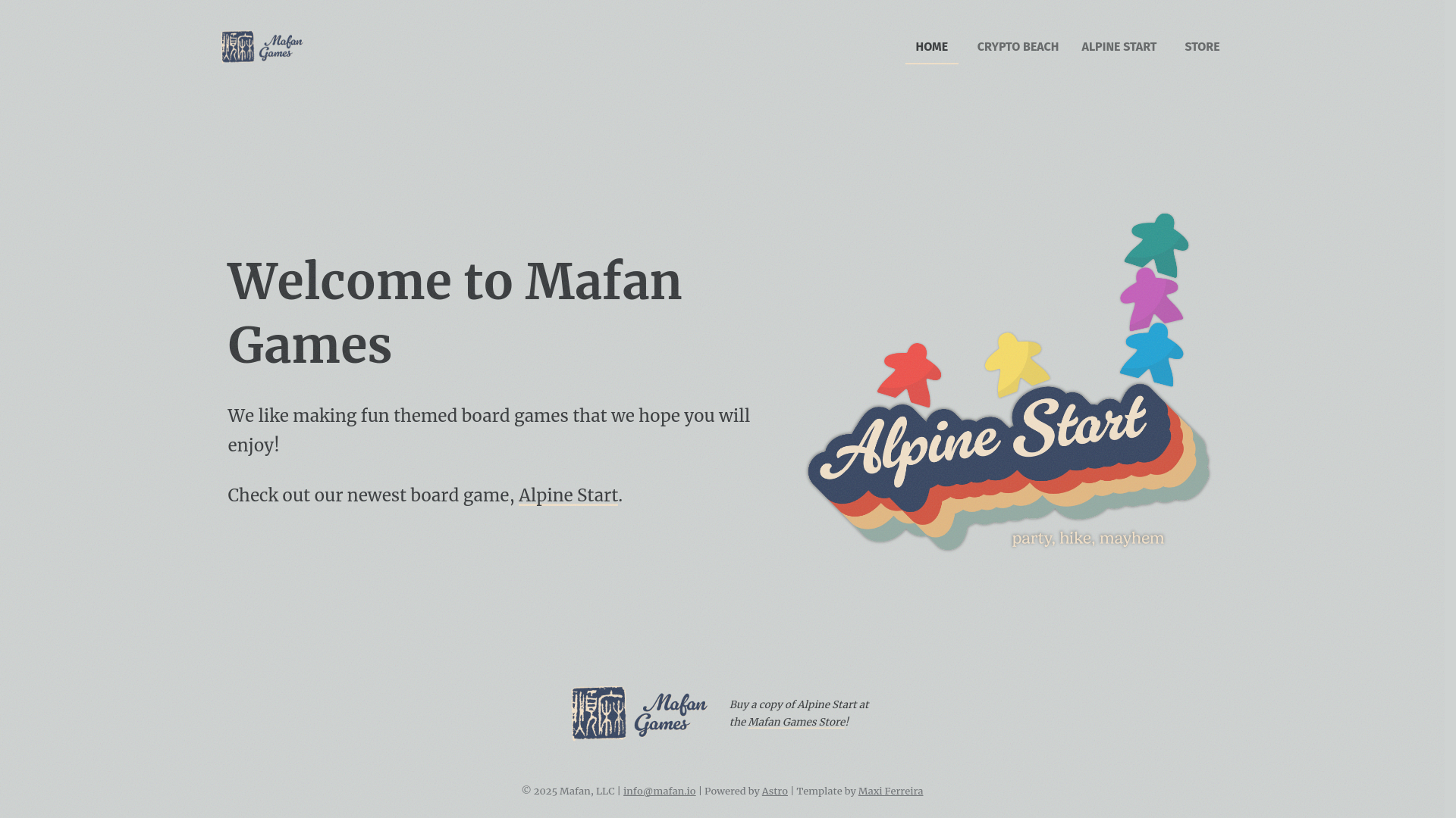 website screenshot of https://mafan-io.pages.dev/
