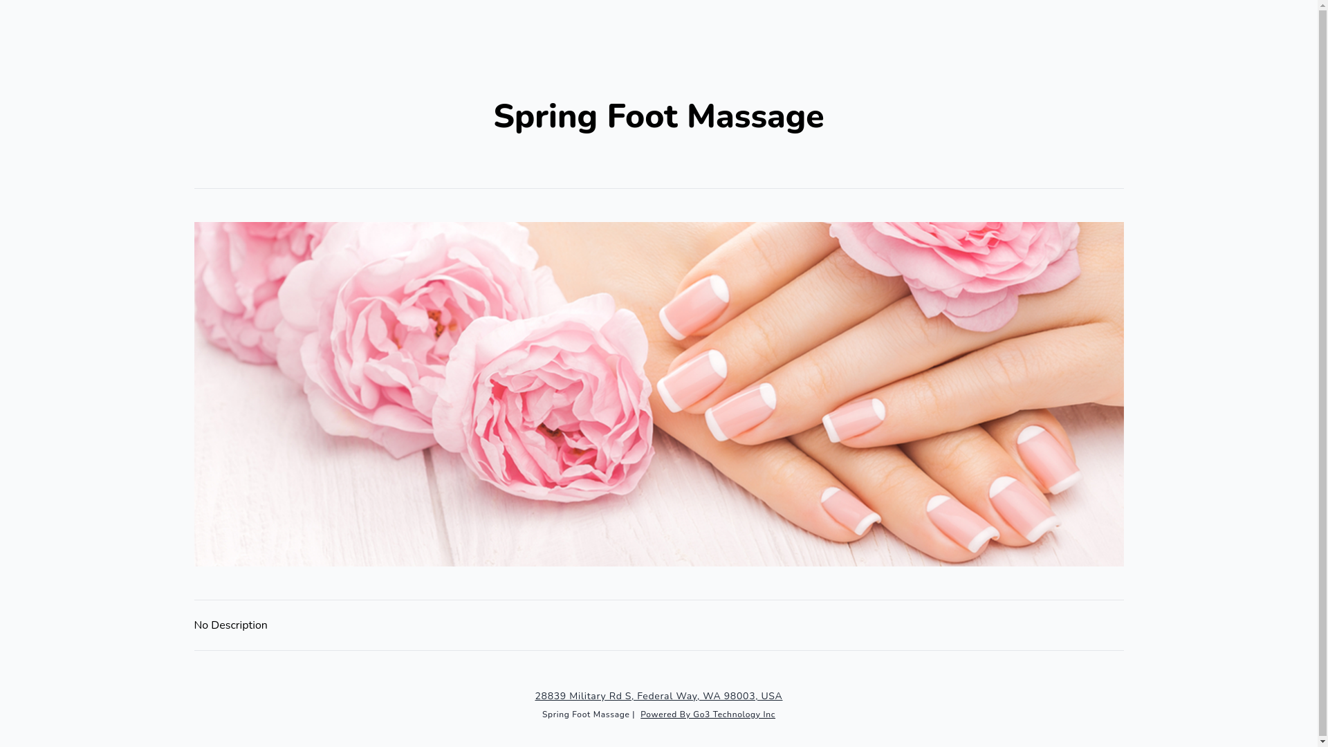 website screenshot of https://springfootmassagewa.com/