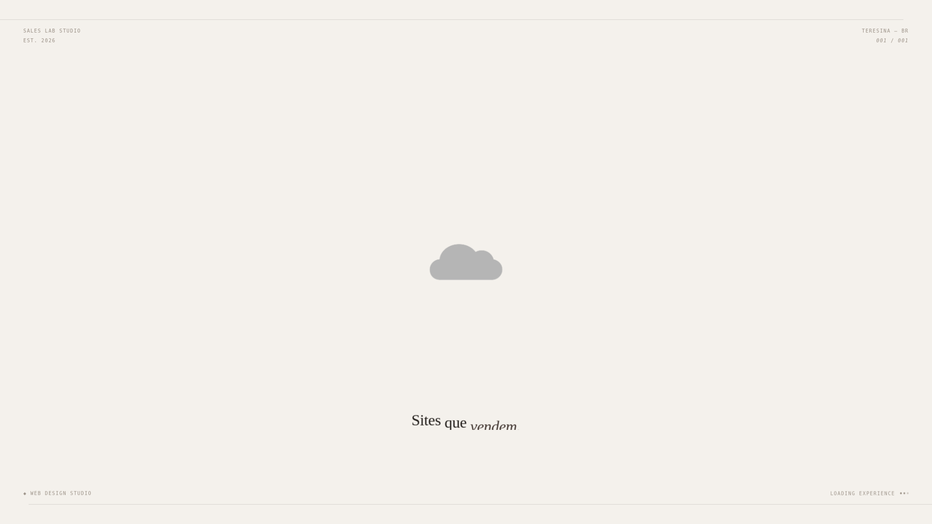 website screenshot of https://saleslabstudio.com.br/