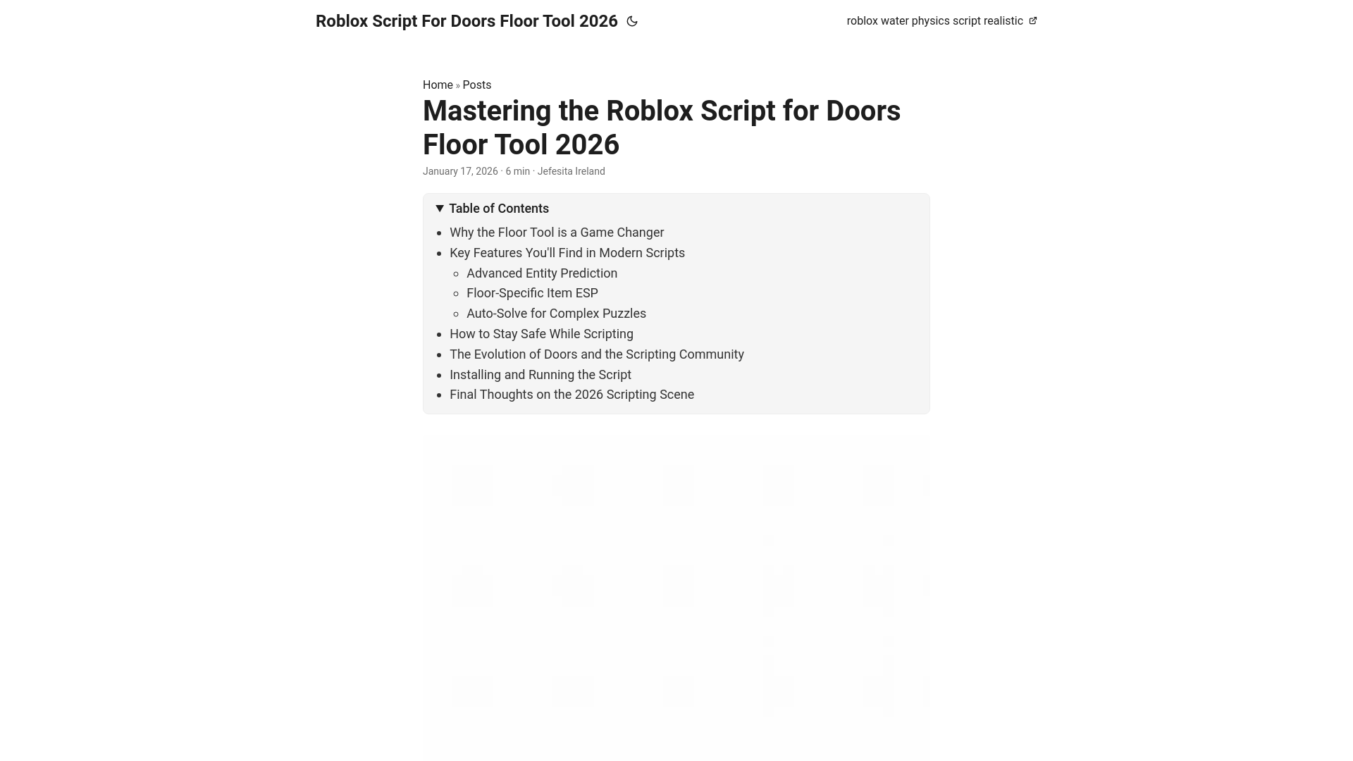 website screenshot of https://robloxscriptfordoorsfloortool2026.pages.dev/