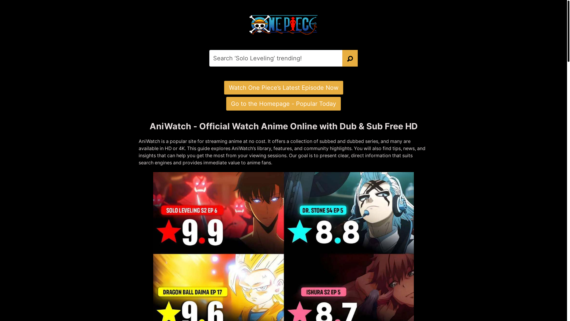 website screenshot of https://aniwatchtv-97k.pages.dev/