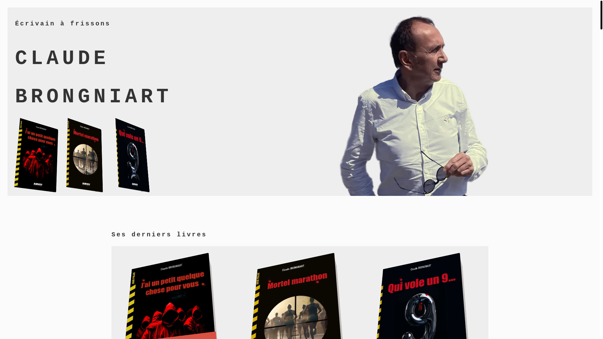 website screenshot of https://claude-brongniart-fr.pages.dev/