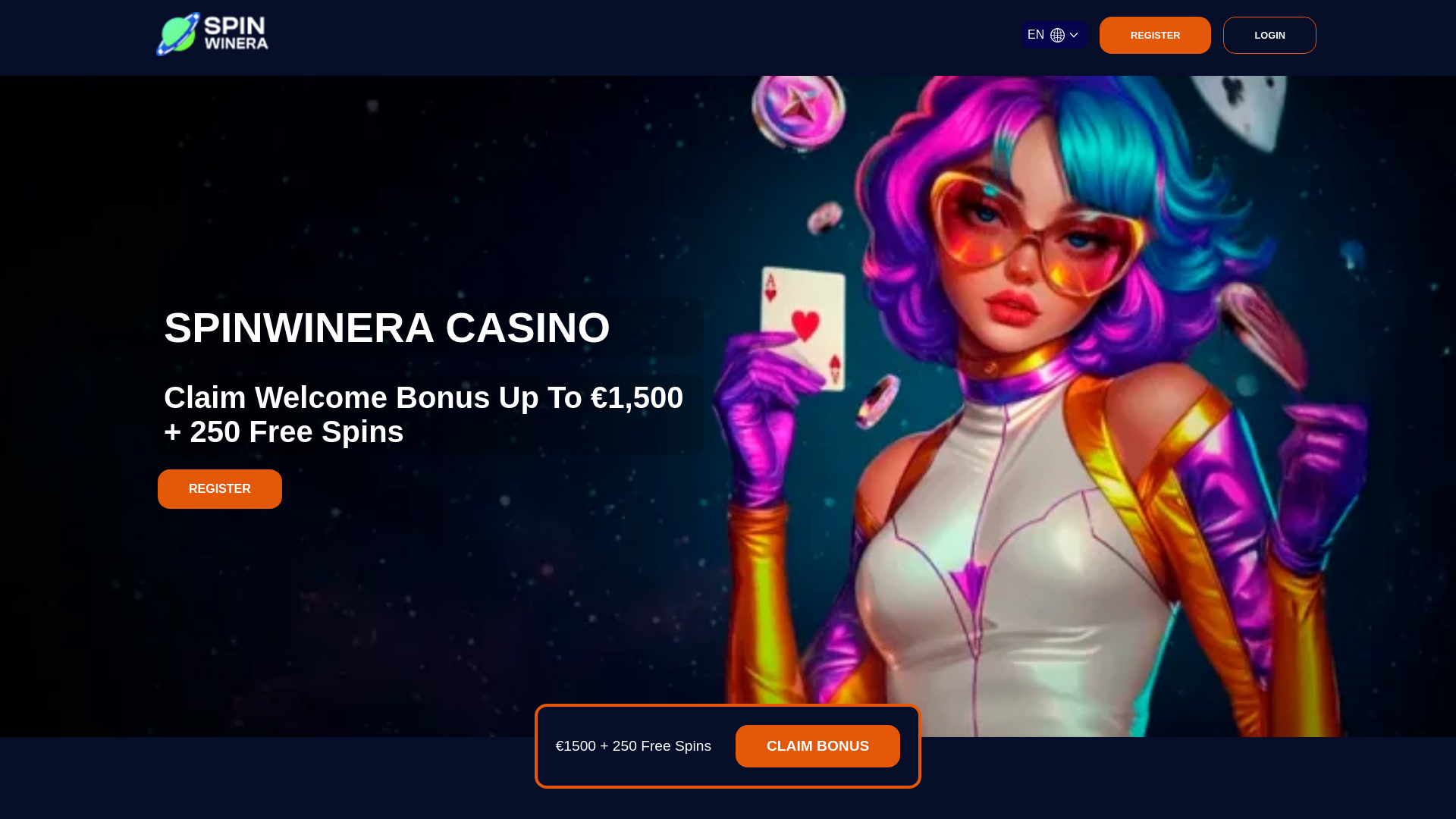 website screenshot of https://spin-winera-games.pages.dev/