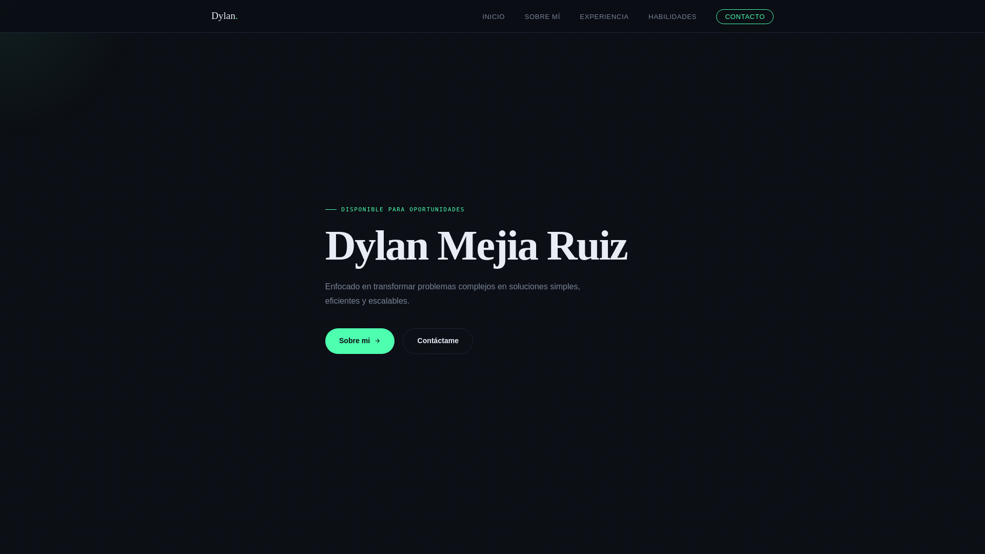 website screenshot of https://dylanmejiaruiz.com/