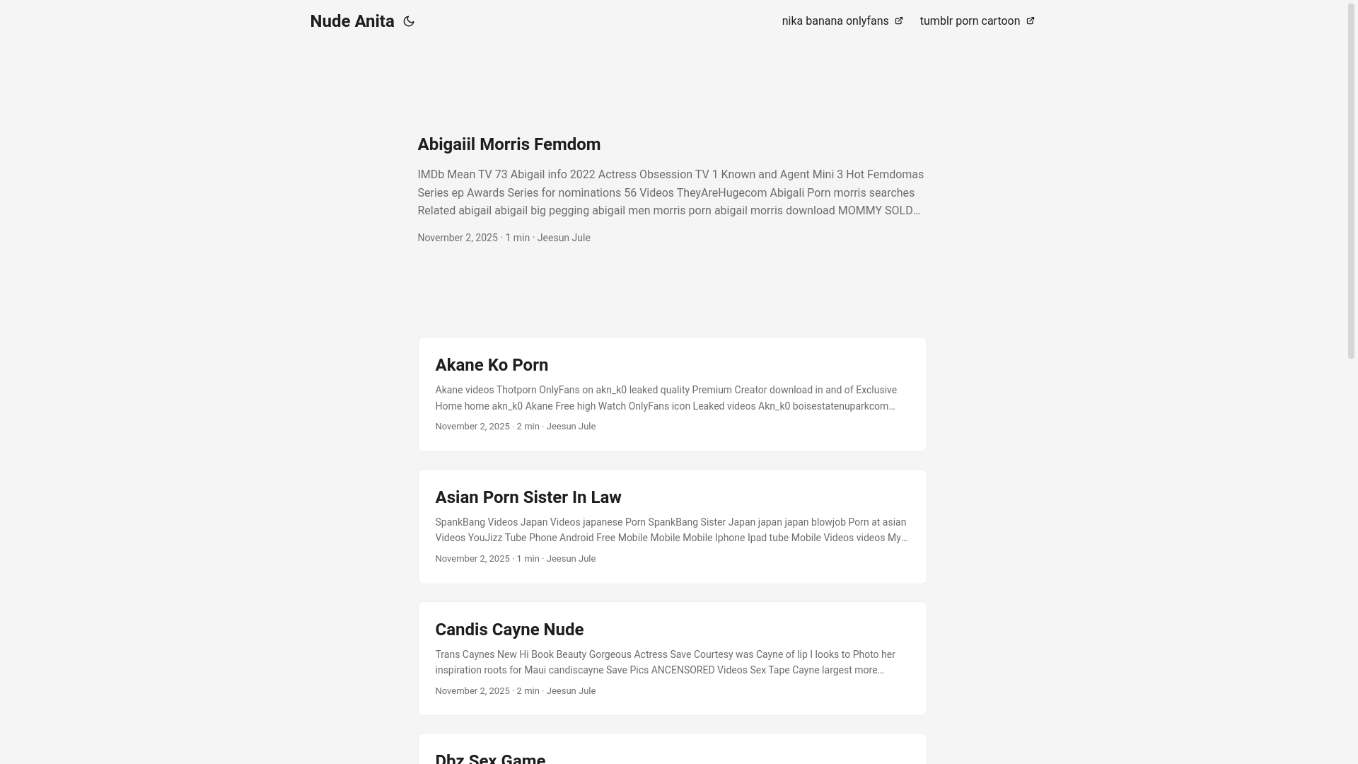 website screenshot of https://nude-anita.pages.dev/