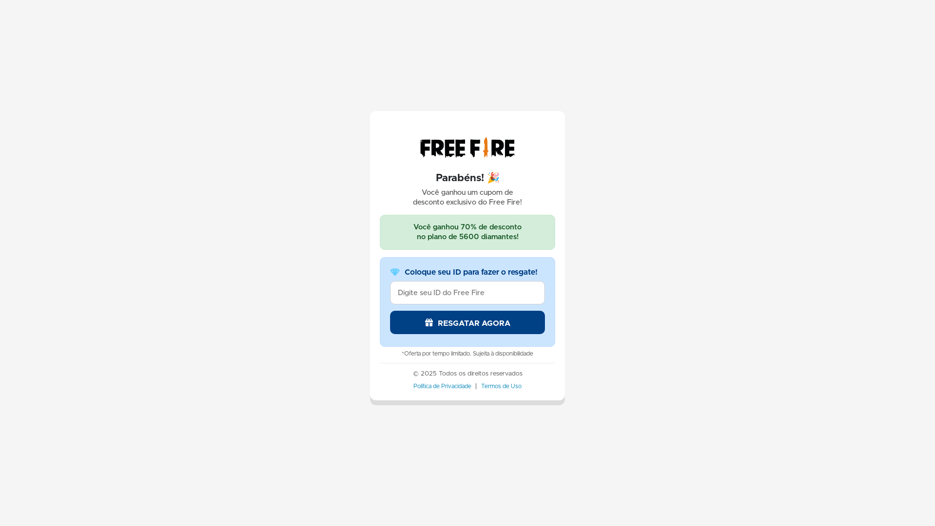 website screenshot of https://recarregueja.xyz/