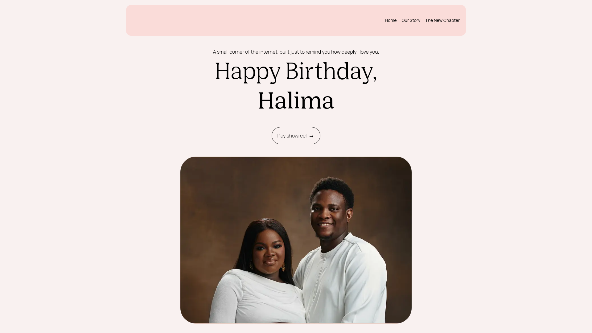 website screenshot of https://princesshalimayunusa.com