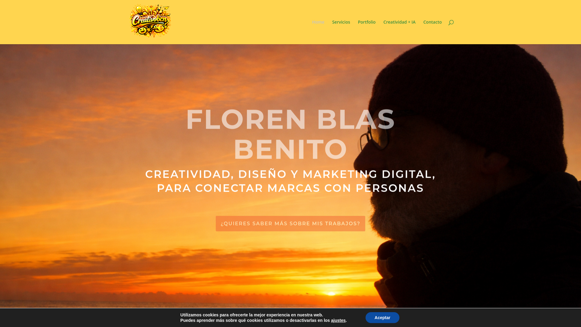 website screenshot of https://creativobcn.es
