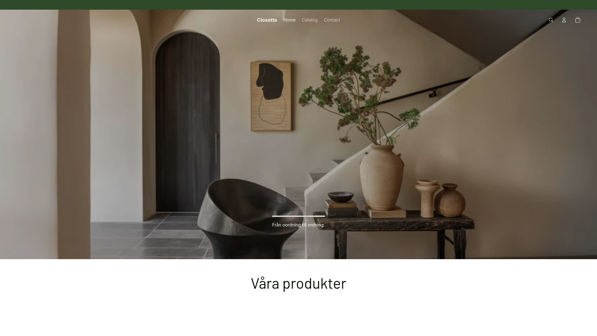 website screenshot of https://closette.org