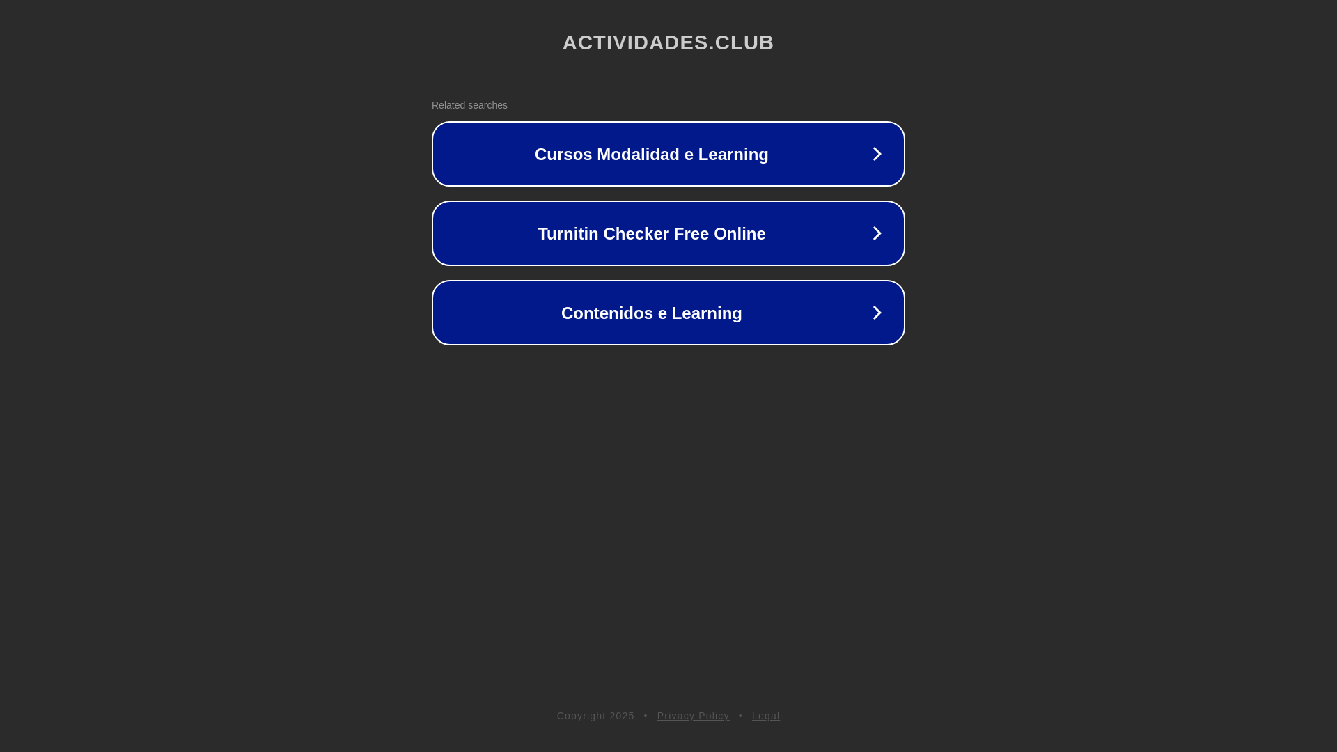website screenshot of https://actividades.club/