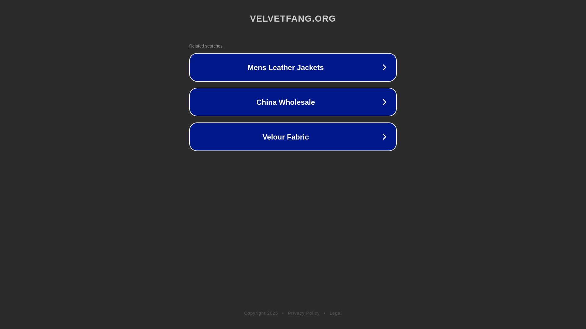 website screenshot of https://velvetfang.org/