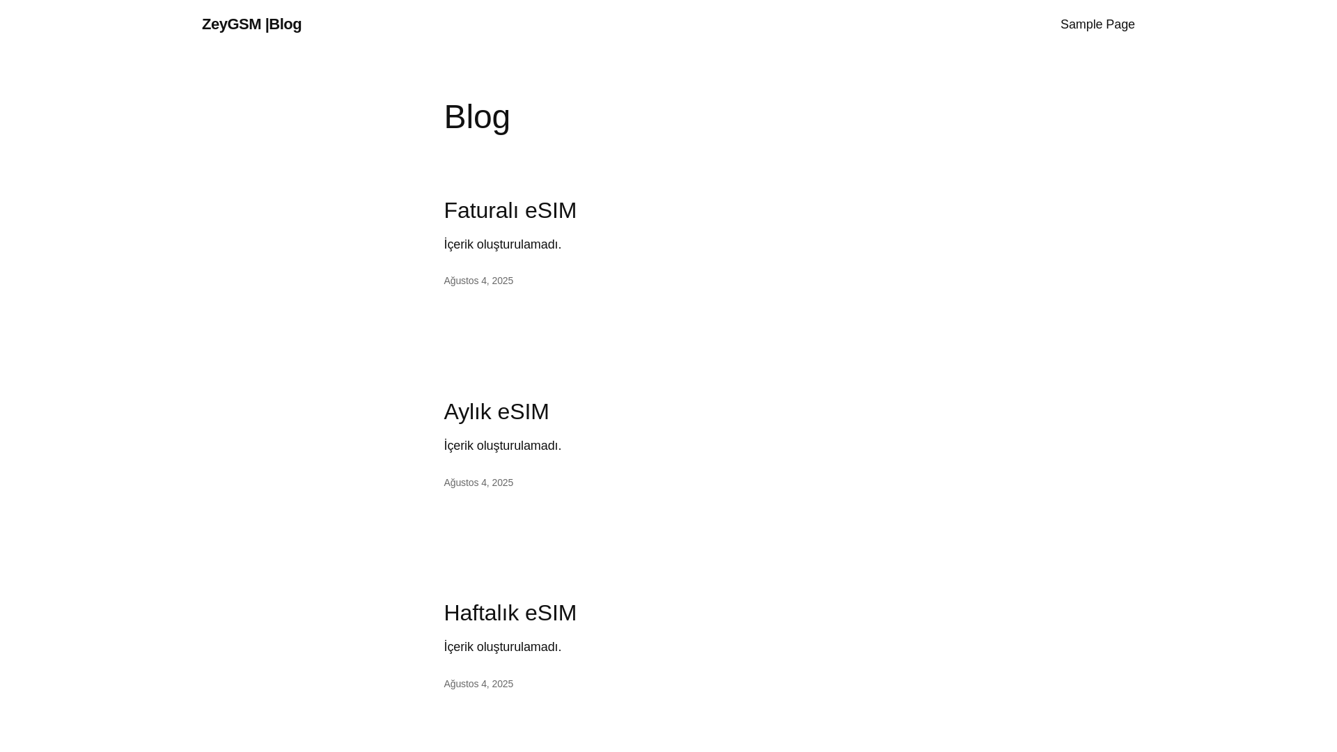 website screenshot of https://blog.zeygsm.com