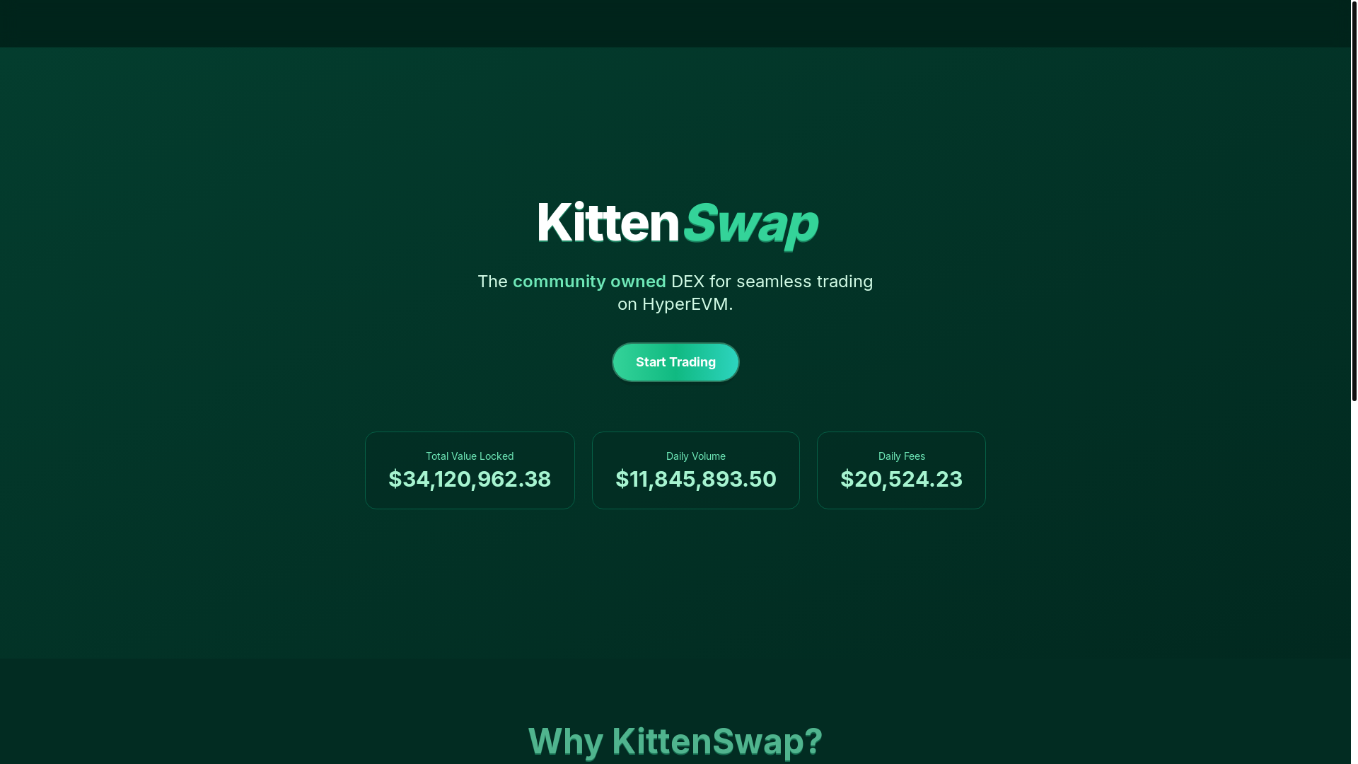 website screenshot of https://kettenswap.finance/