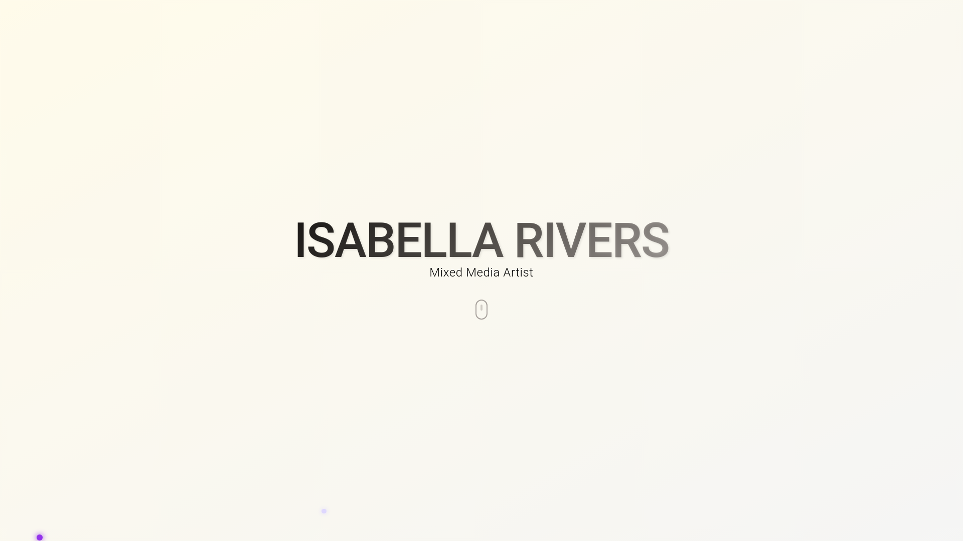 website screenshot of https://isabellarivers.com/