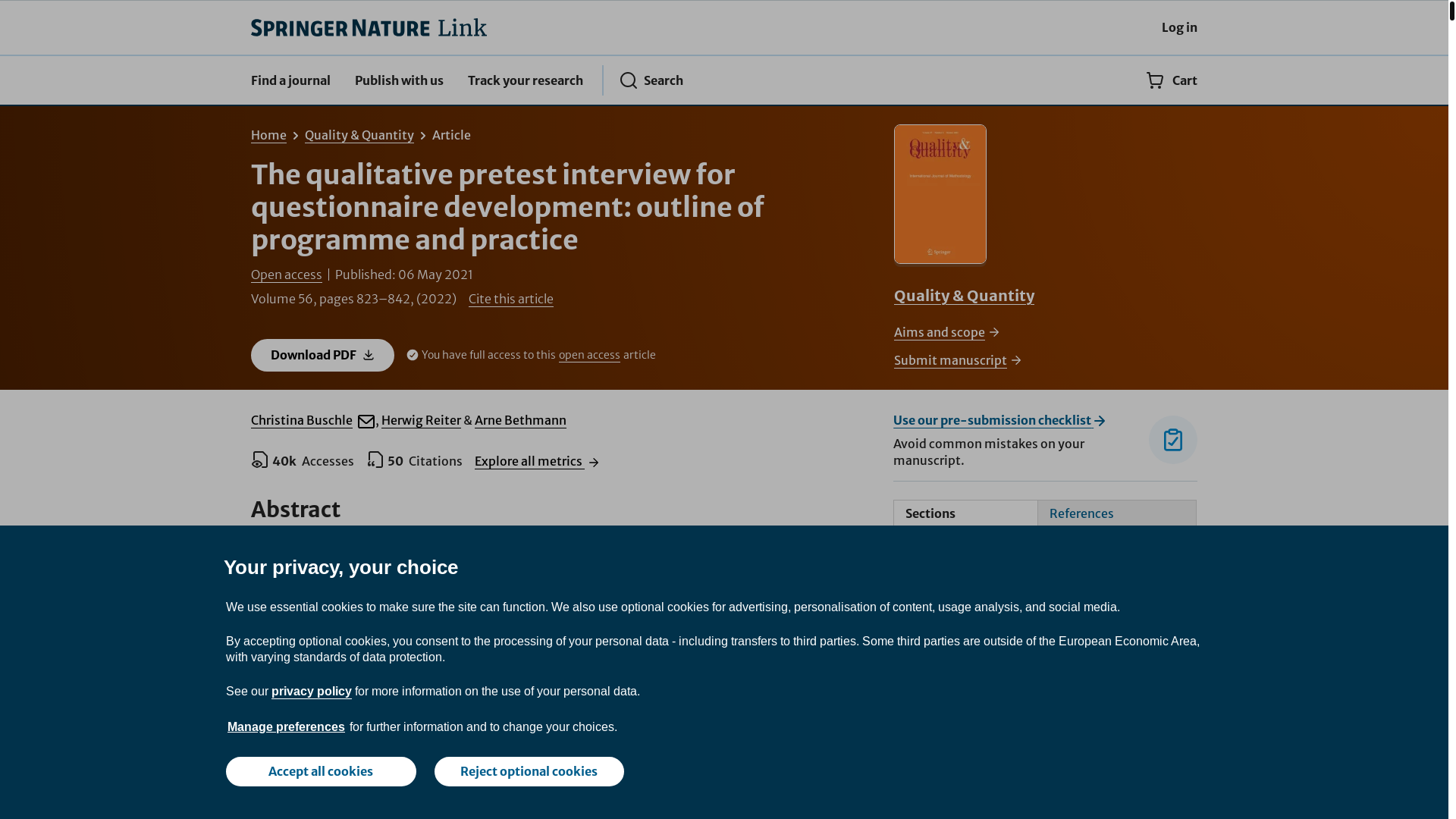 website screenshot of https://openpretest.org/