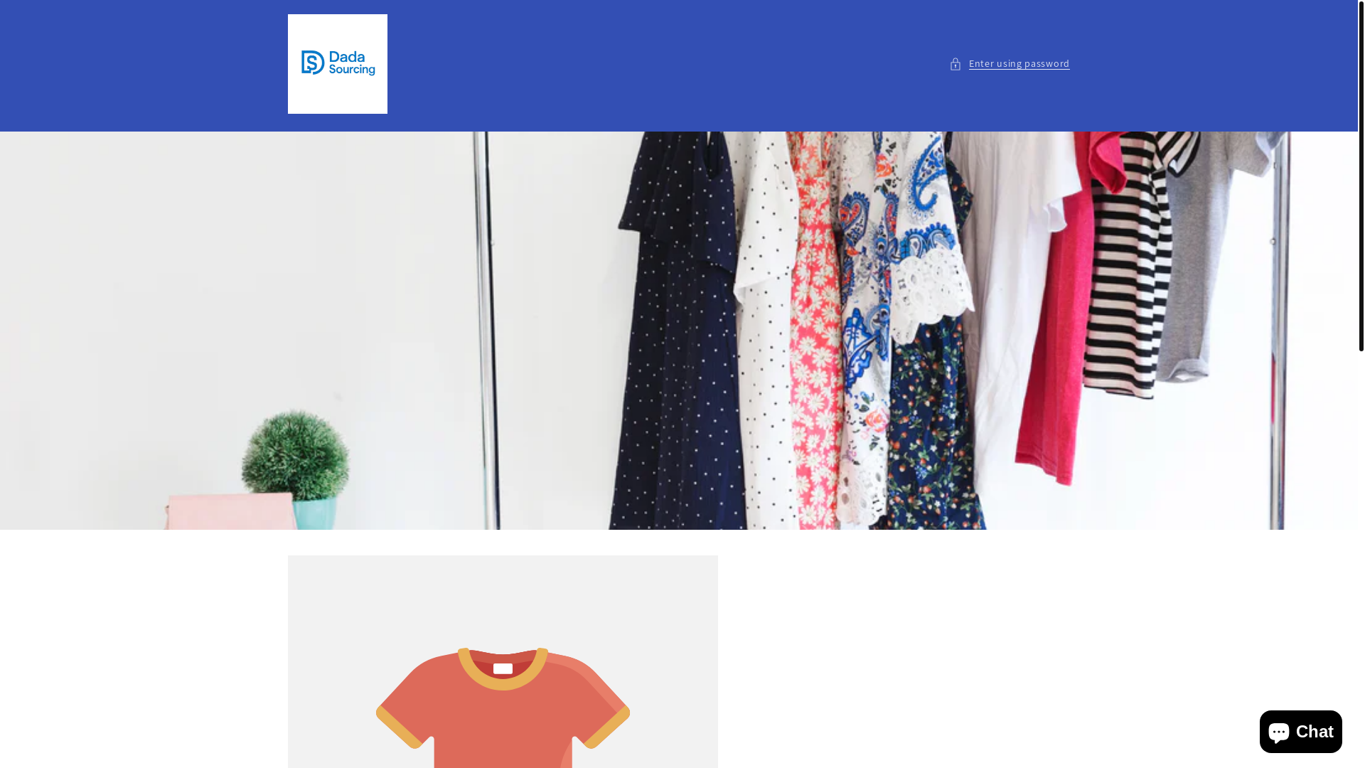 website screenshot of https://dadasourcing.net/