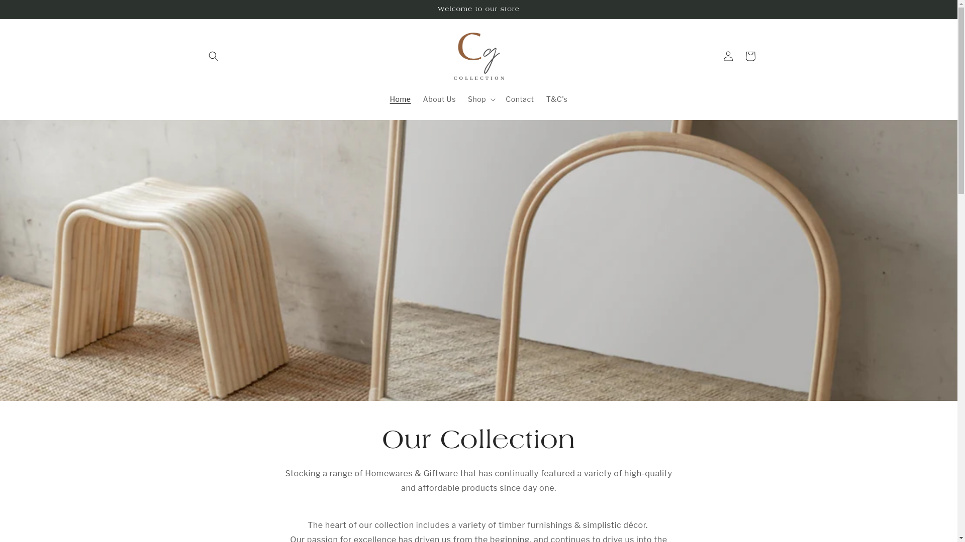 website screenshot of https://chloegracecollection.online/