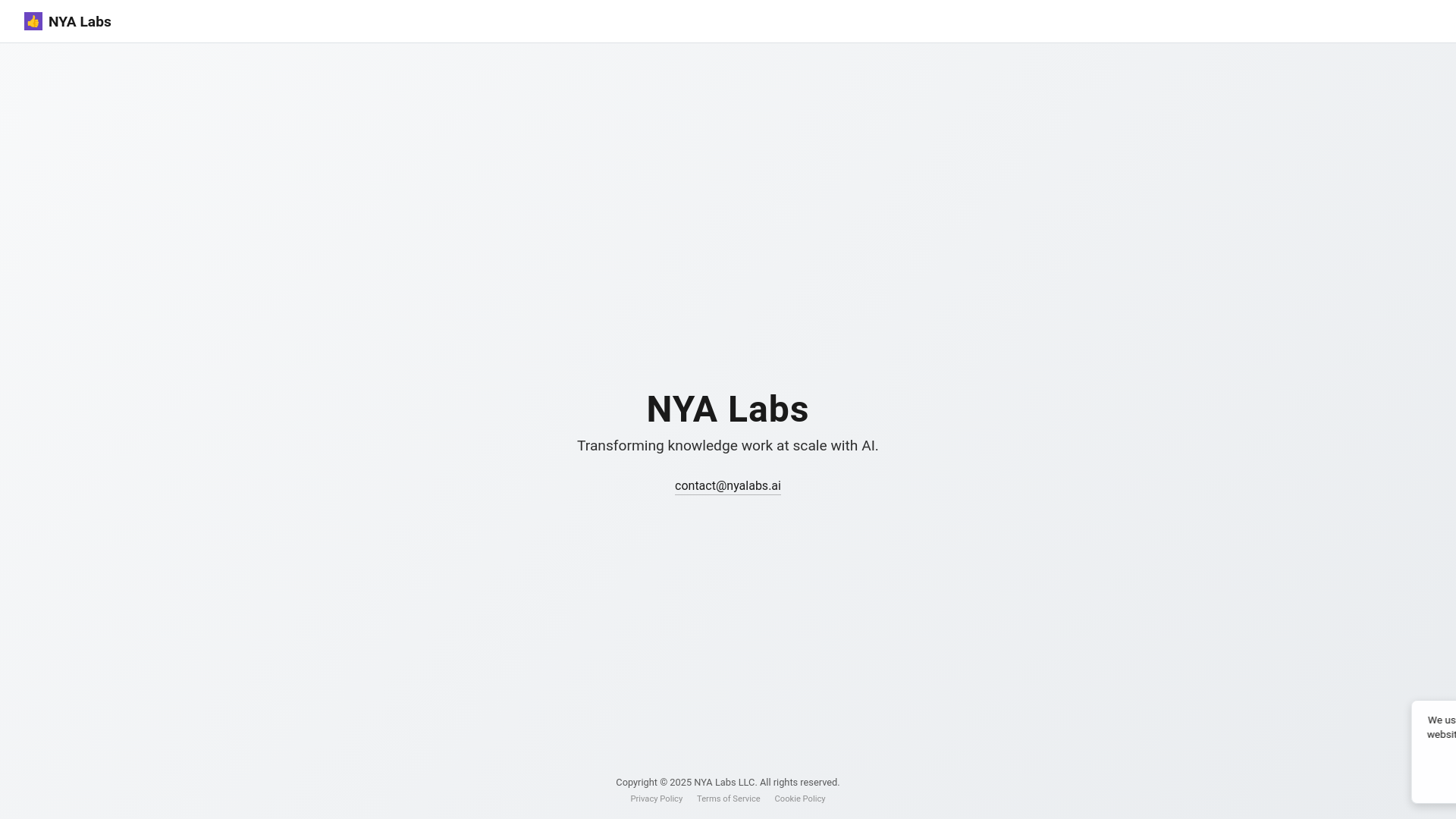 website screenshot of https://nyalabs-ai.pages.dev/