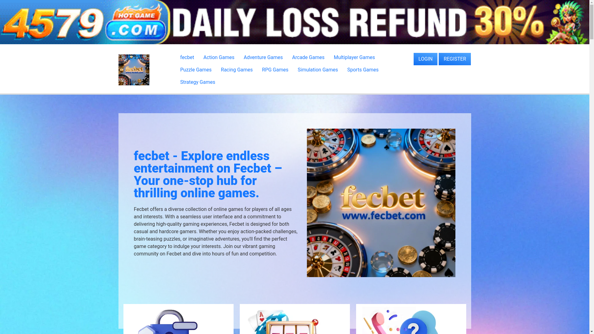 website screenshot of https://wwwfecbet.com/