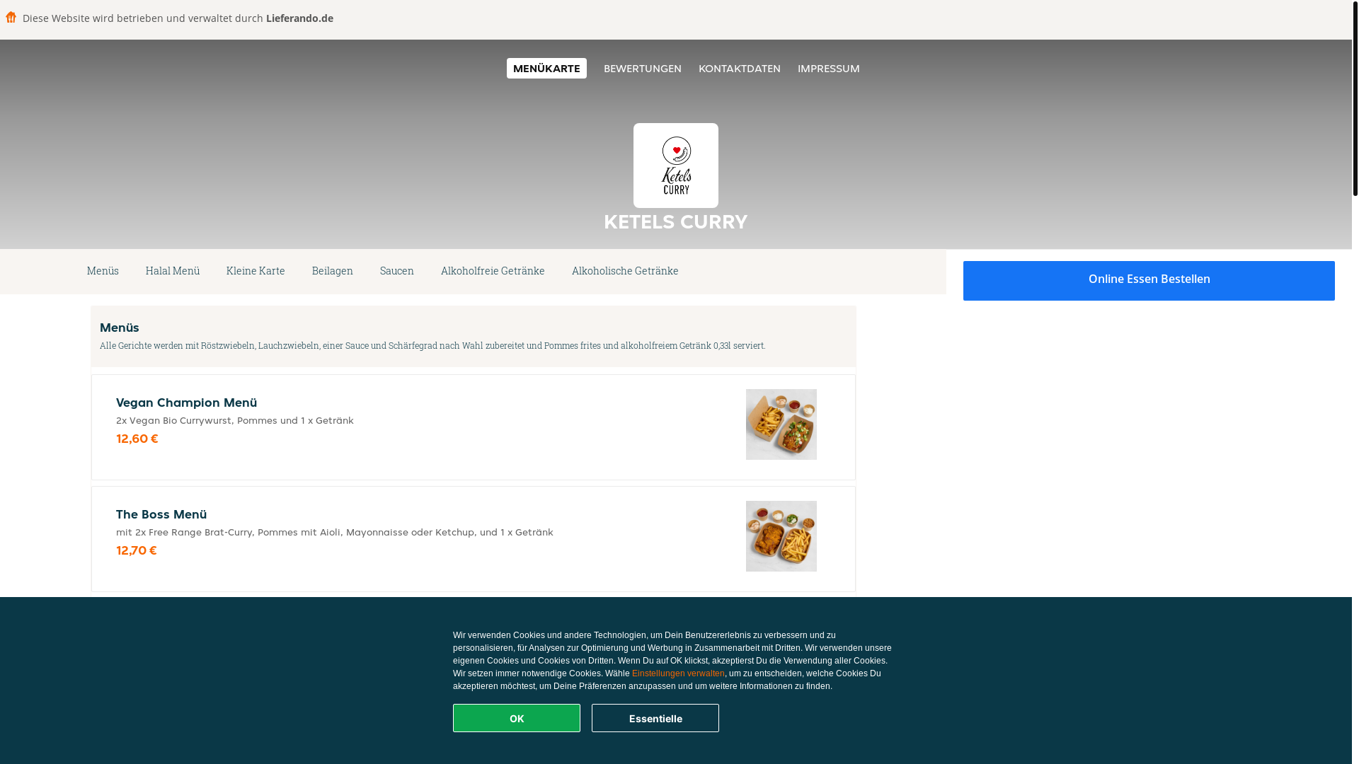 website screenshot of https://ketelscurry-berlin.de/