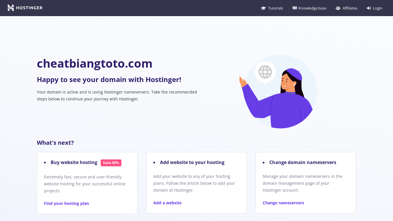 website screenshot of https://cheatbiangtoto.com/