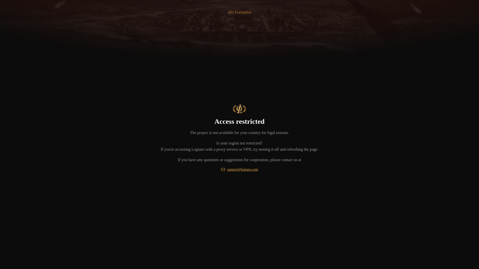 website screenshot of https://legiano-4461.com/