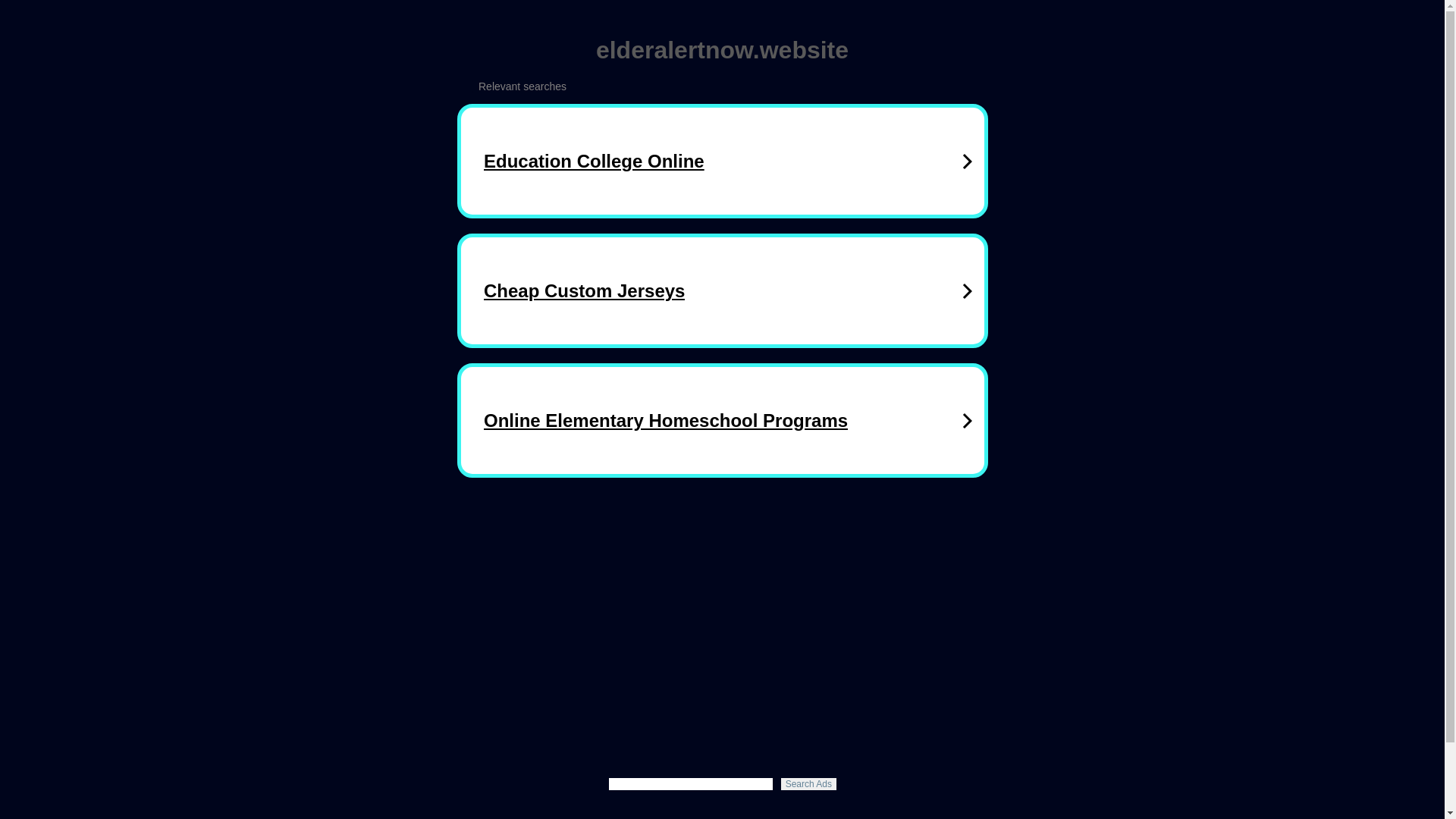 website screenshot of https://elderalertnow.website/