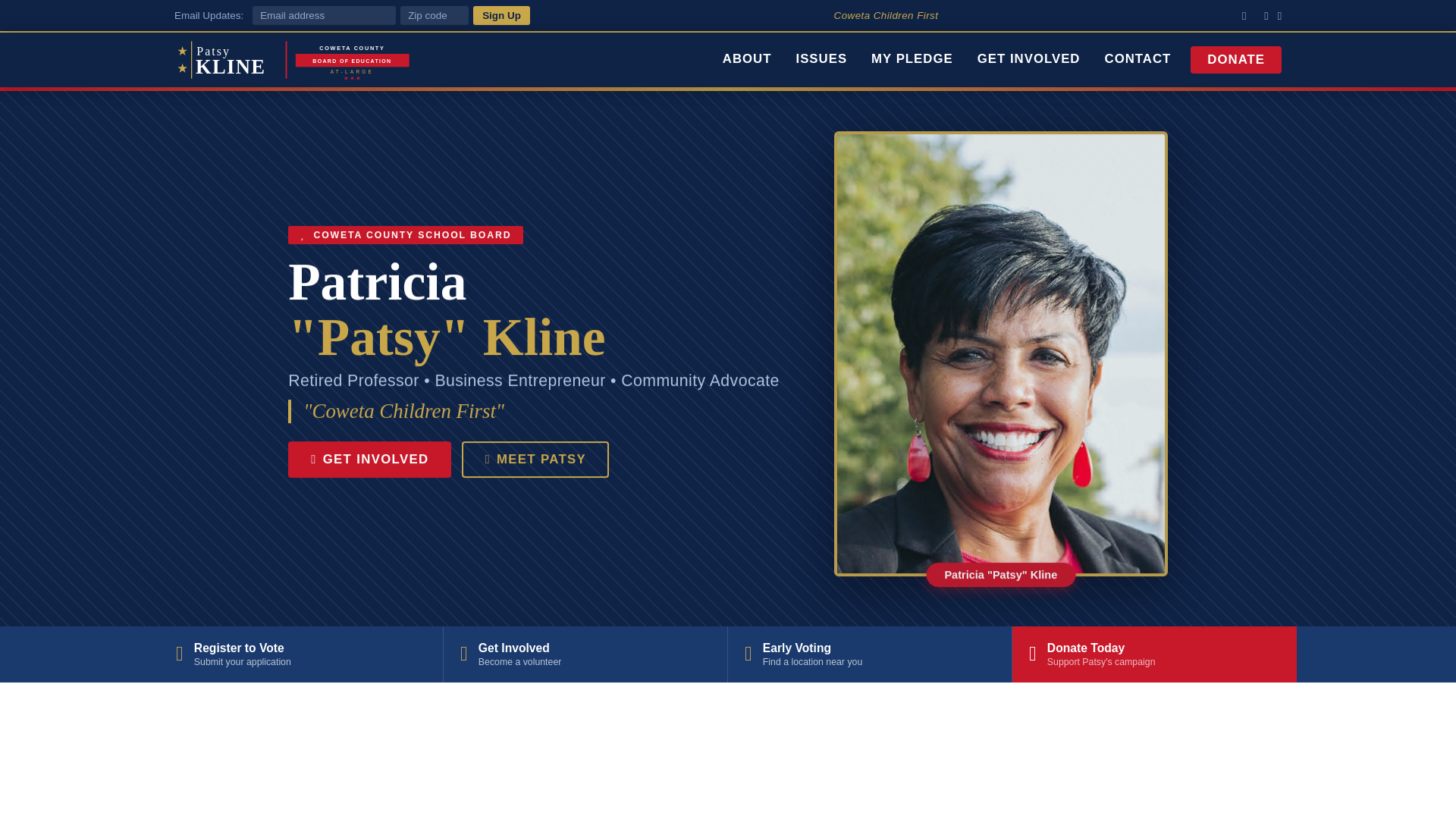 website screenshot of https://klineforcoweta.com/