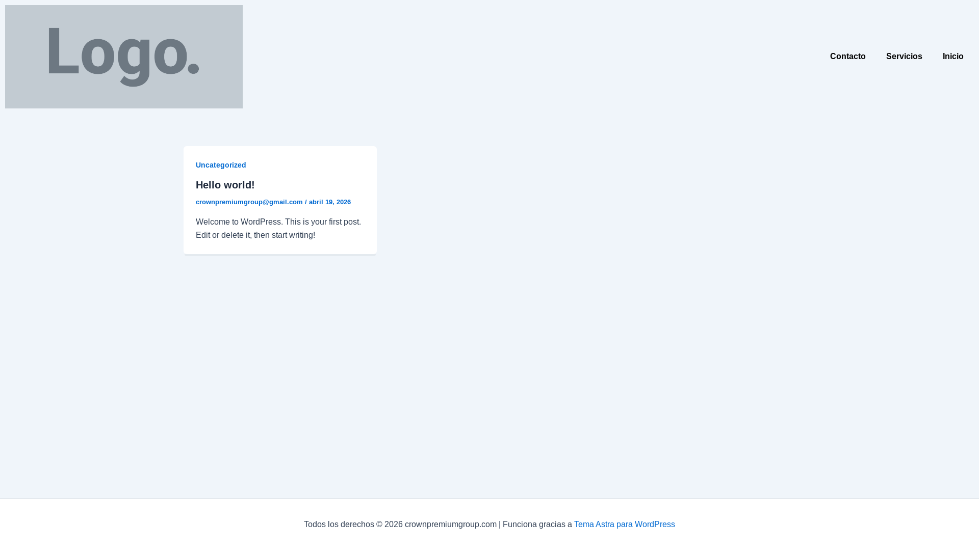 website screenshot of https://crownpremiumgroup.com/