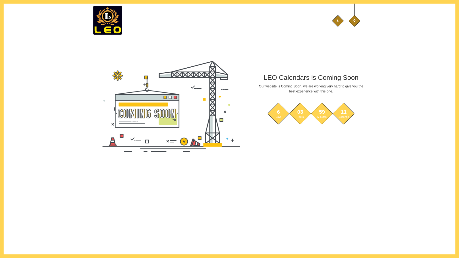 website screenshot of https://leocalendars.com/