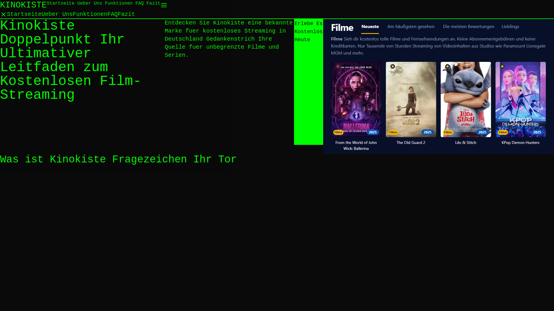 website screenshot of https://kinokiste-dw83.pages.dev/