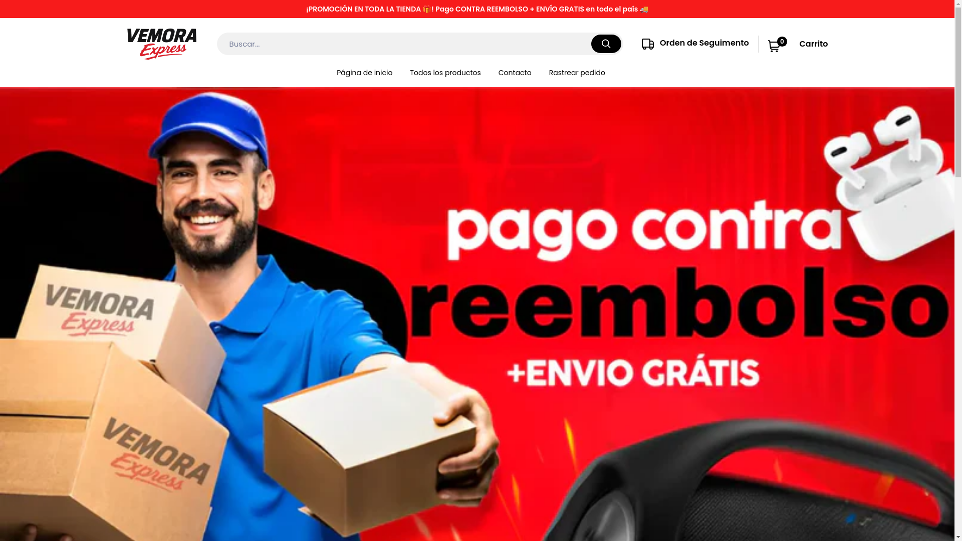 website screenshot of https://vemoraespana.shop/