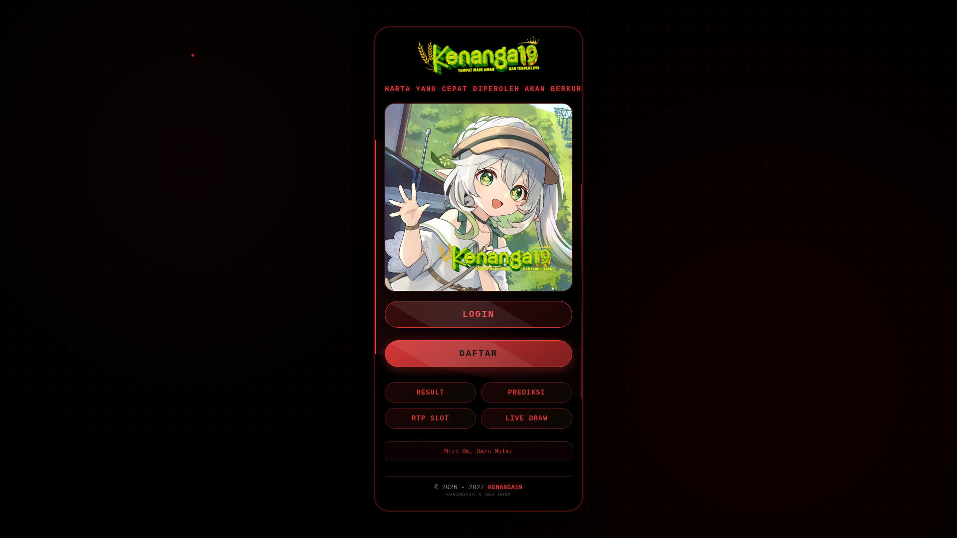 website screenshot of https://kenanga19-login.pages.dev/