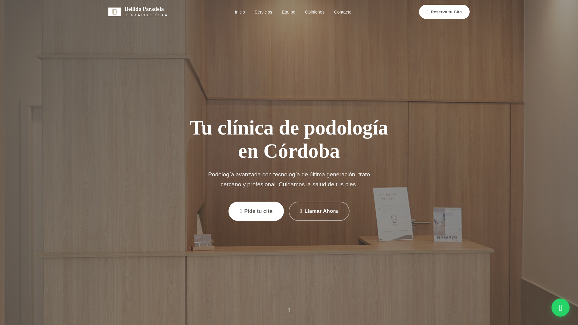 website screenshot of https://clinicabellidoparadela.com/