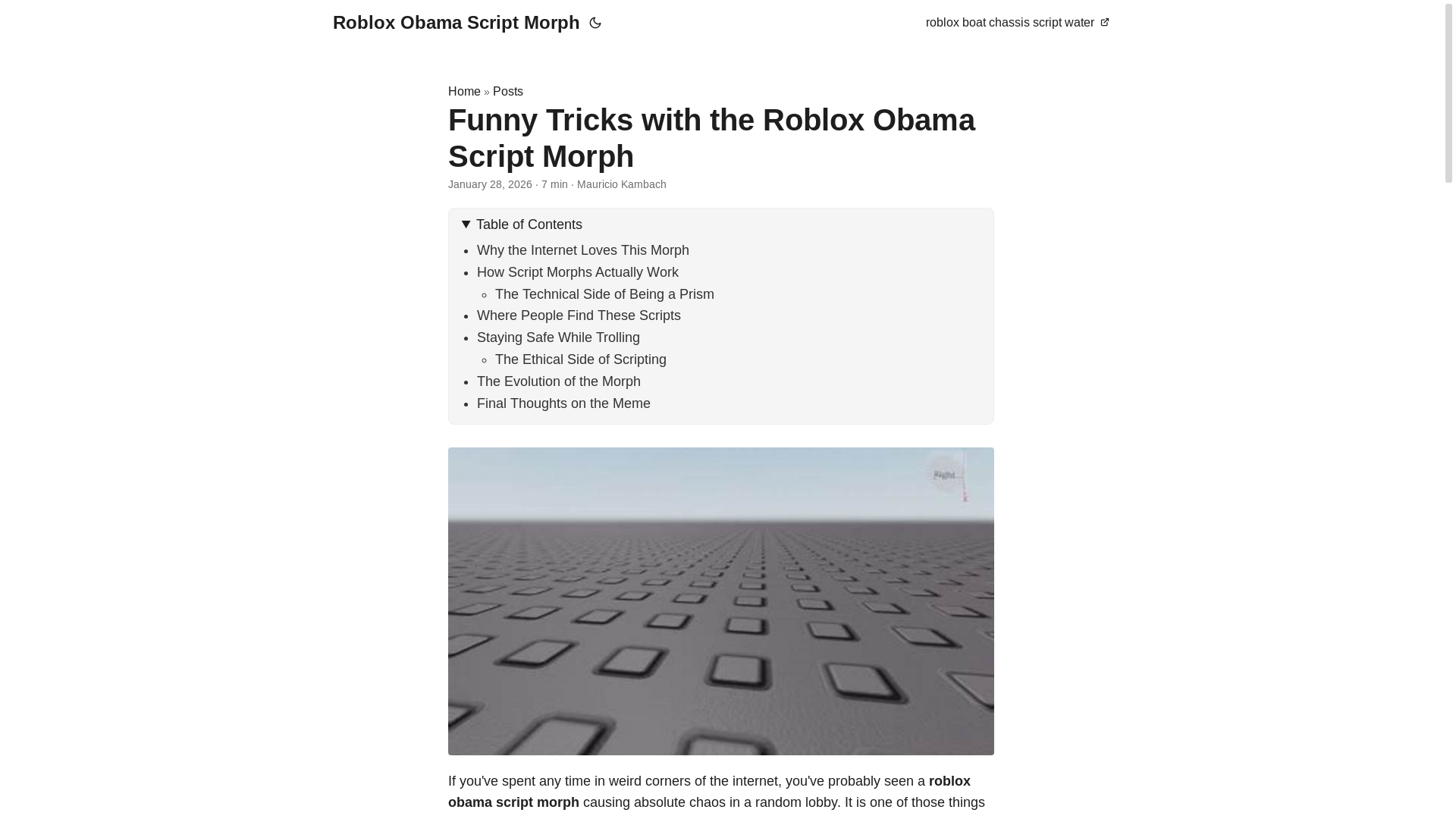 website screenshot of https://roblox-obama-script-morph.pages.dev/