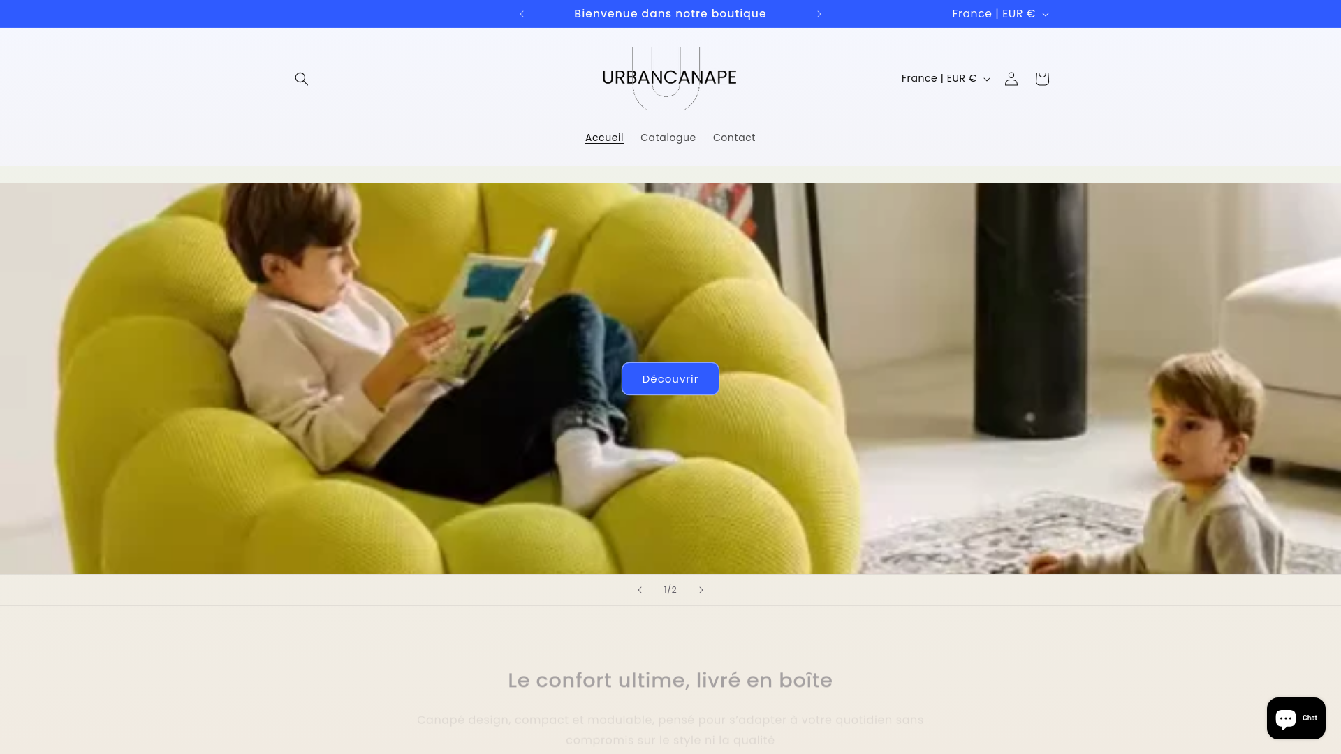 website screenshot of https://urbancanape.store/