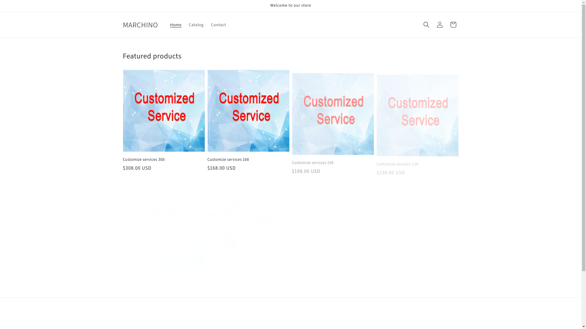 website screenshot of https://marchino.us/