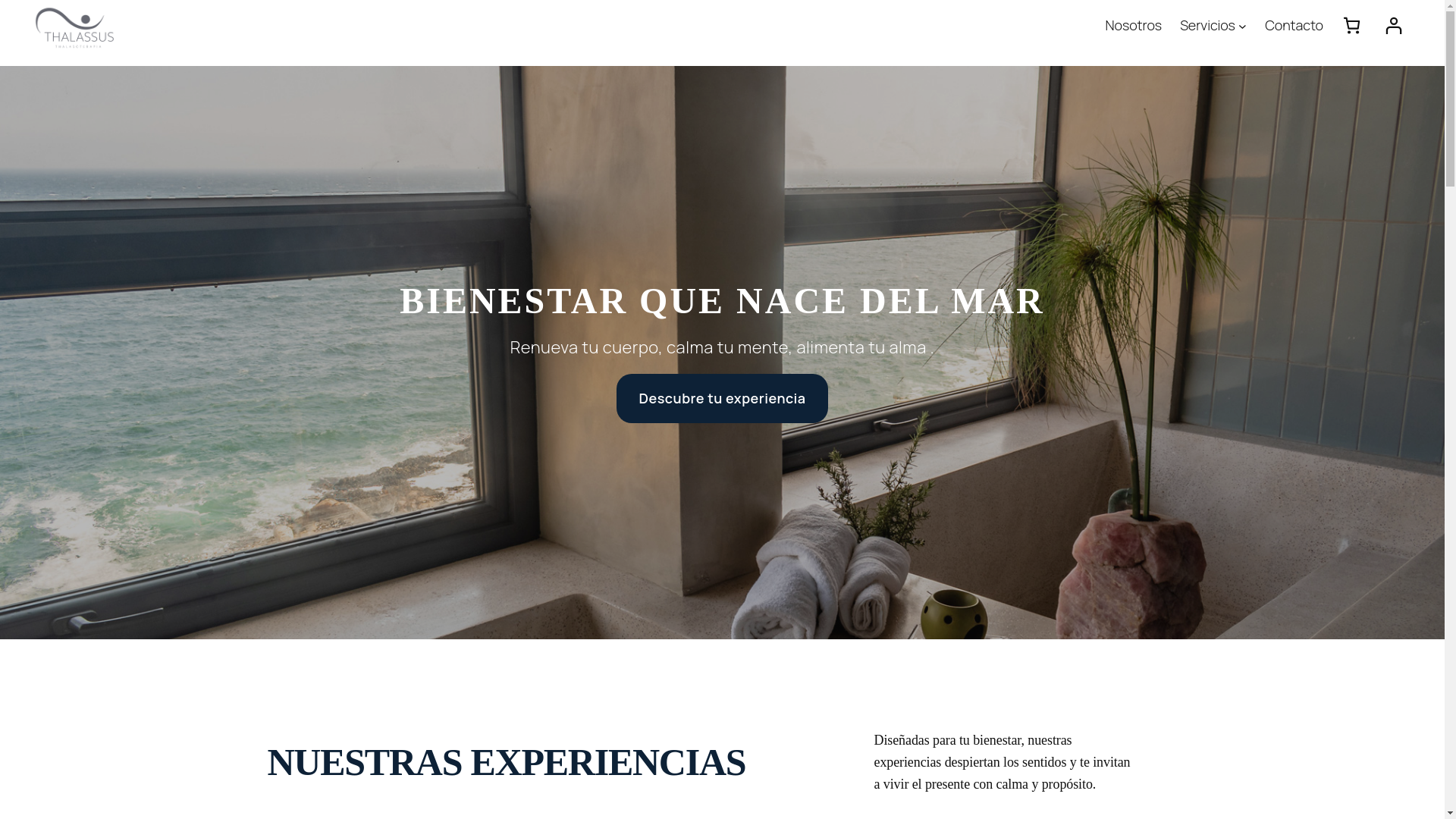 website screenshot of http://thalassus.com/