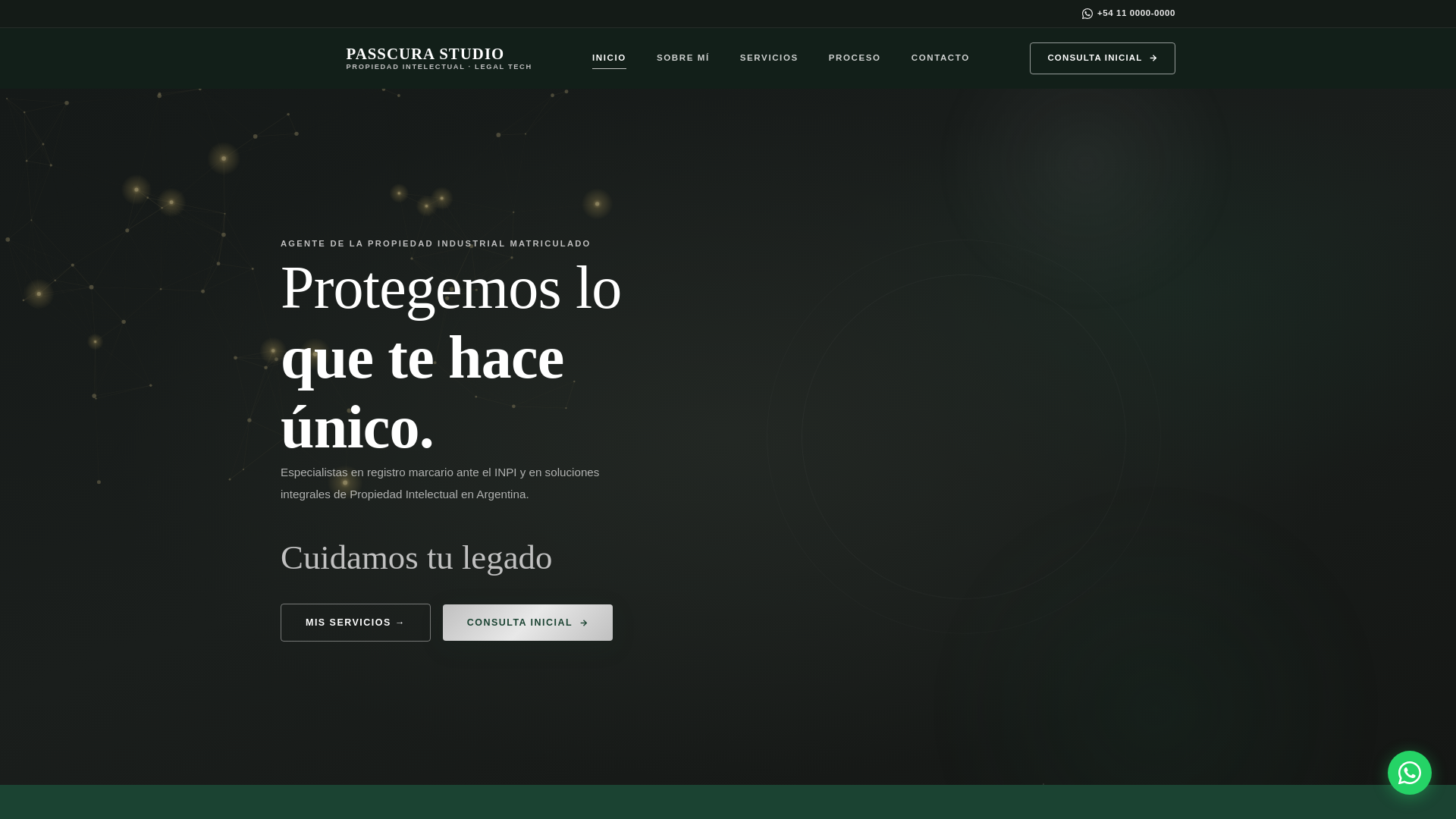 website screenshot of https://passcurastudio.com.ar/
