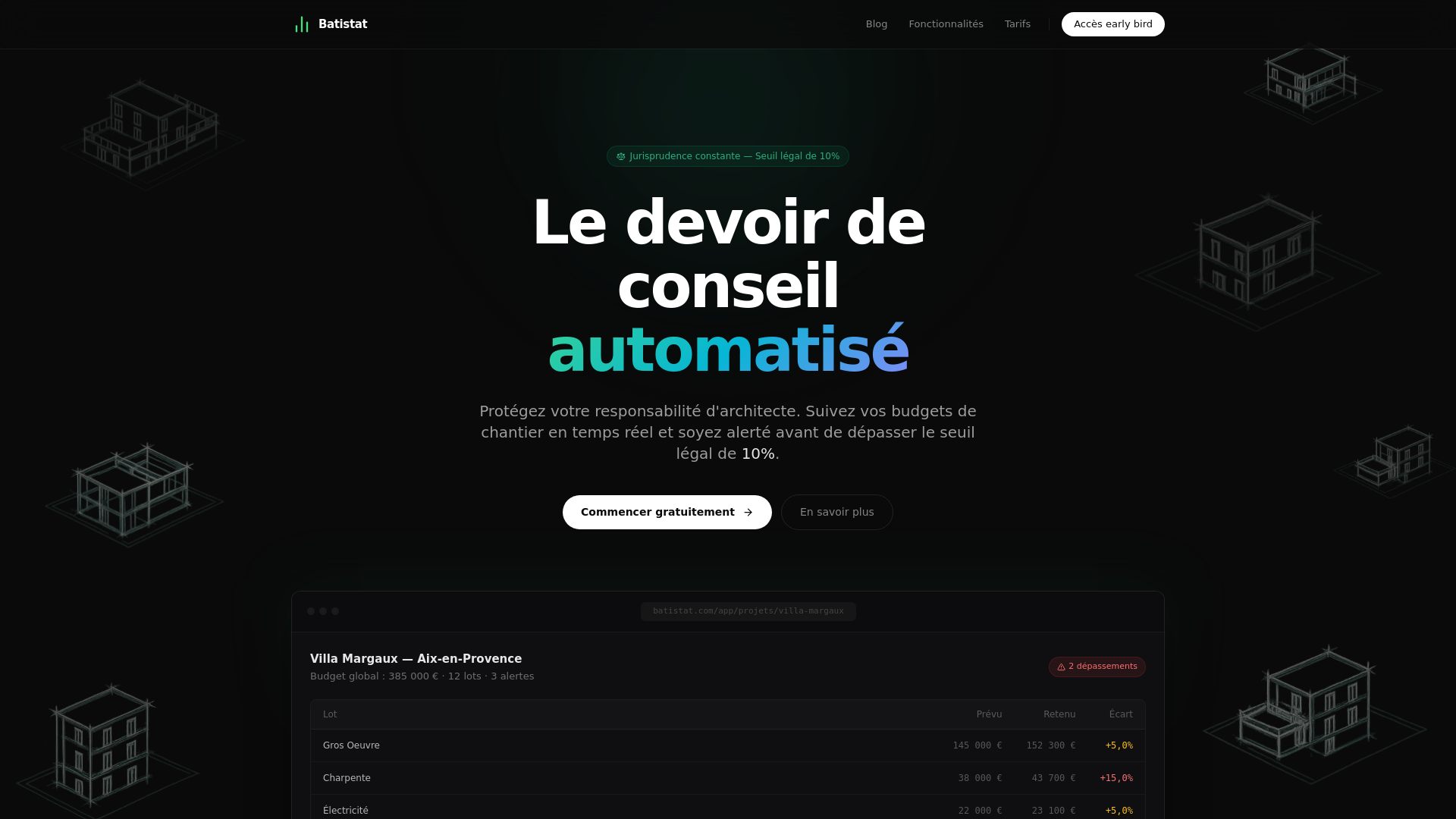 website screenshot of https://batistat.com/