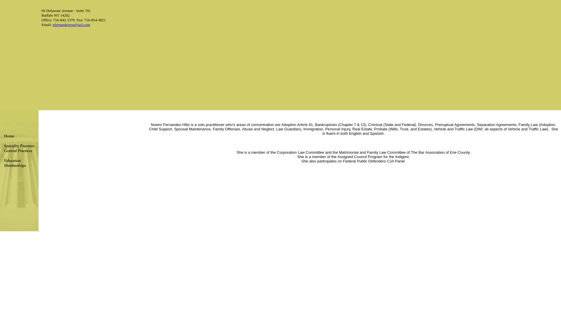 website screenshot of https://lawofficesofnoemifernandez.pages.dev/