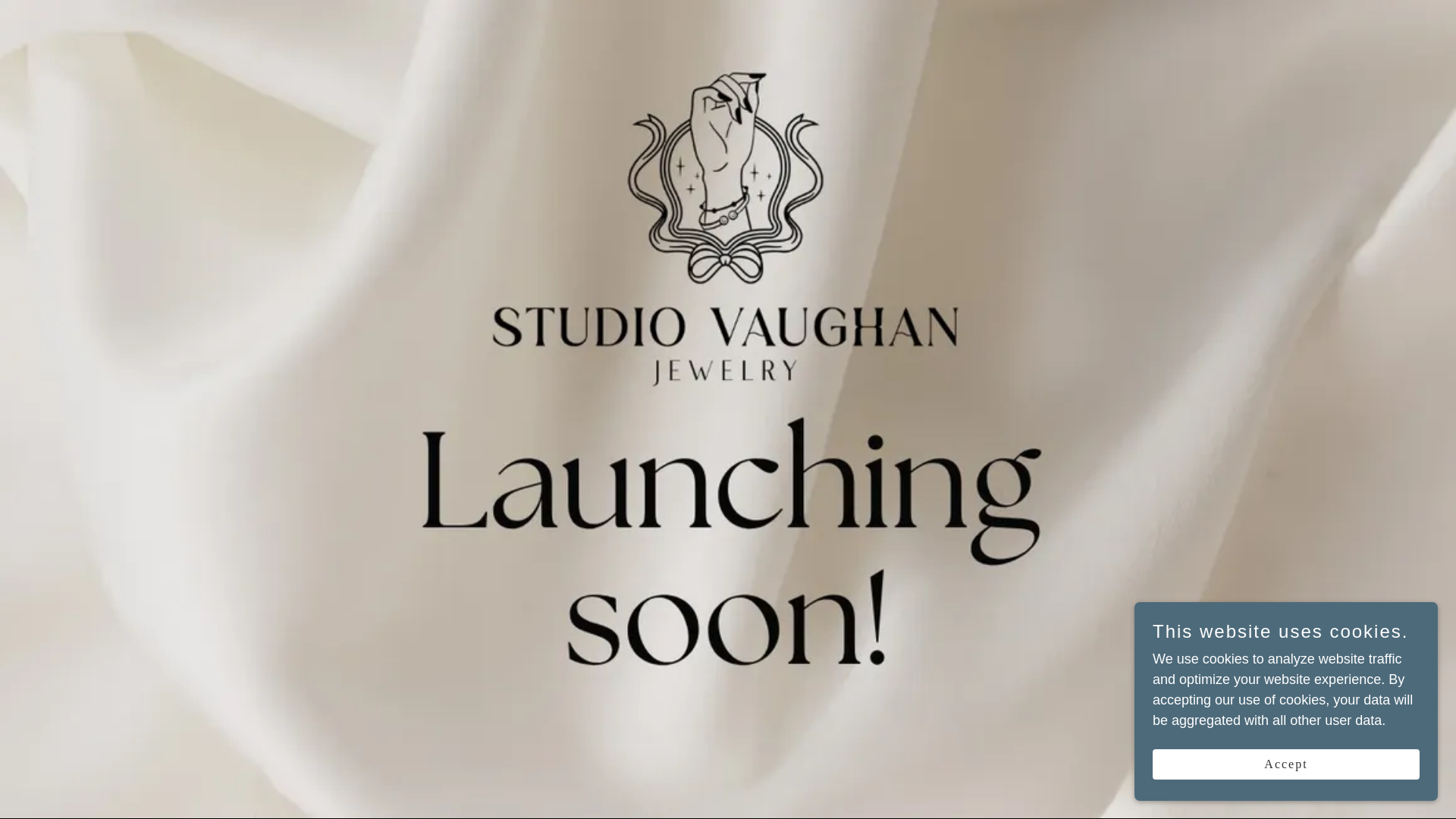 website screenshot of https://thestudiovaughan.com/