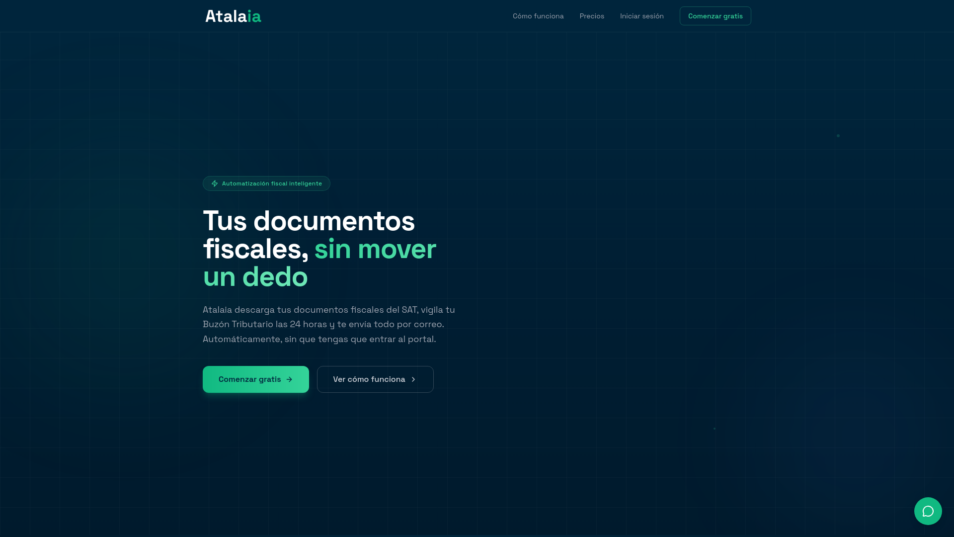 website screenshot of https://atalaia.tax/