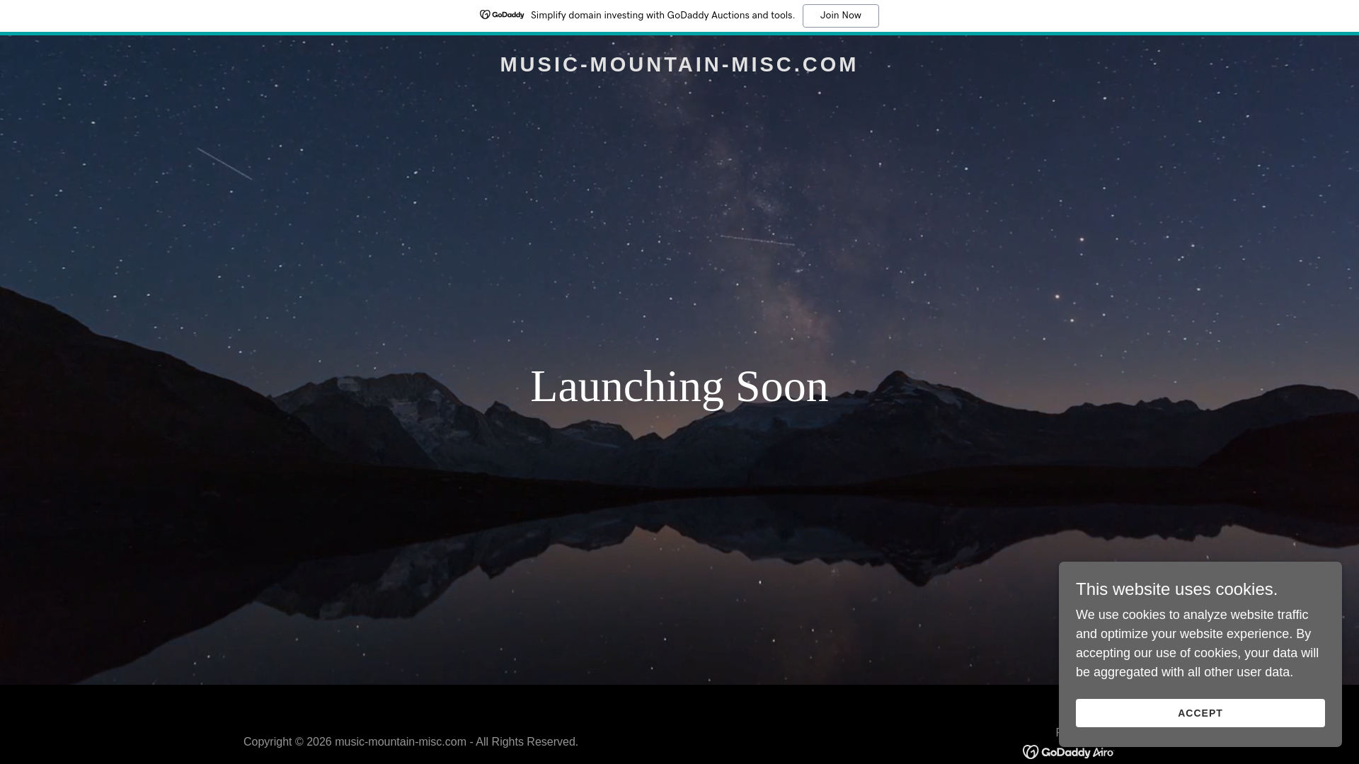website screenshot of https://music-mountain-misc.com/