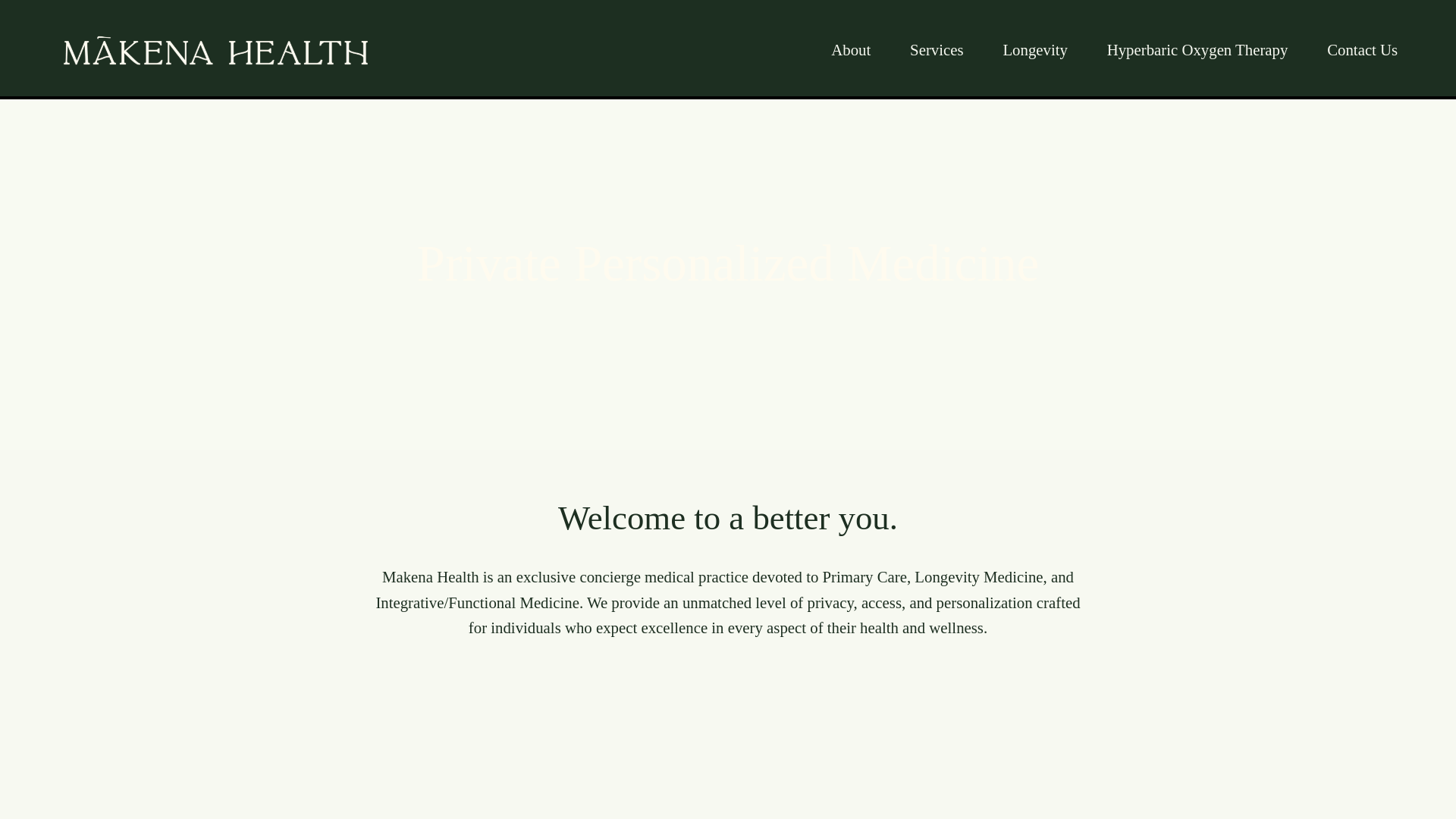 website screenshot of https://makenahealing.com/