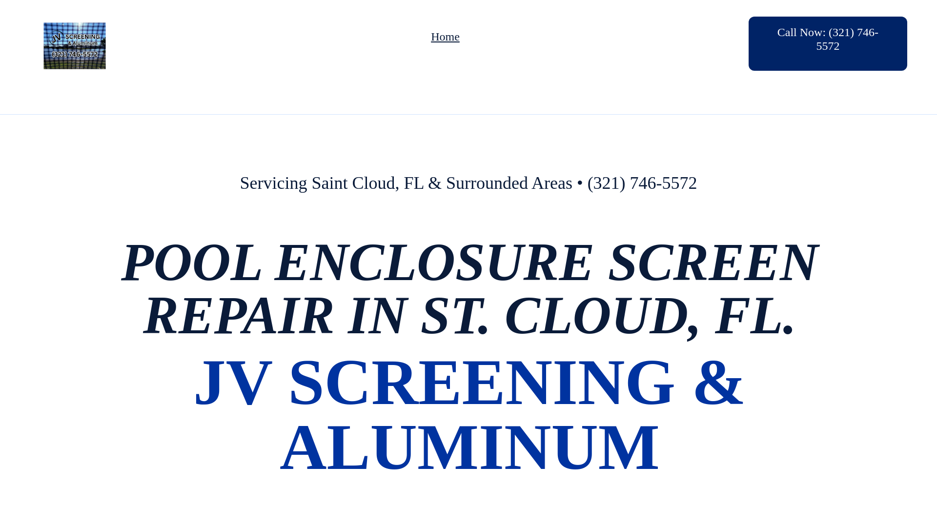 website screenshot of https://jvscreening.net/