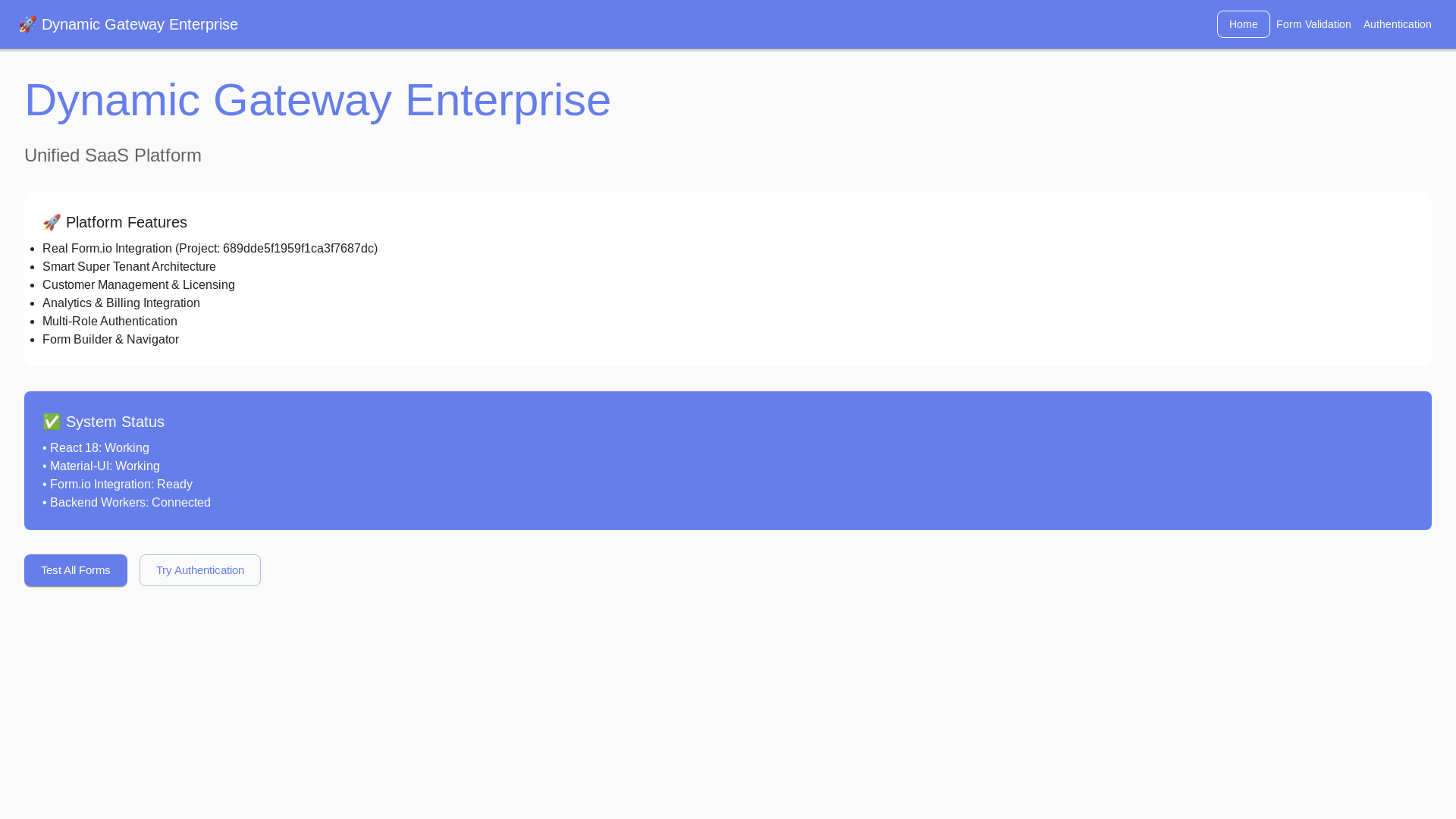 website screenshot of https://dcg-unified-saas-enterprise.pages.dev/