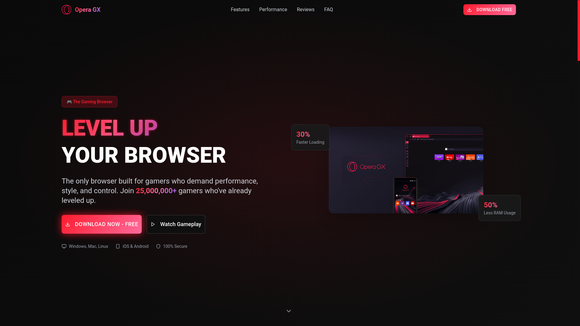 website screenshot of https://operanow.pages.dev/